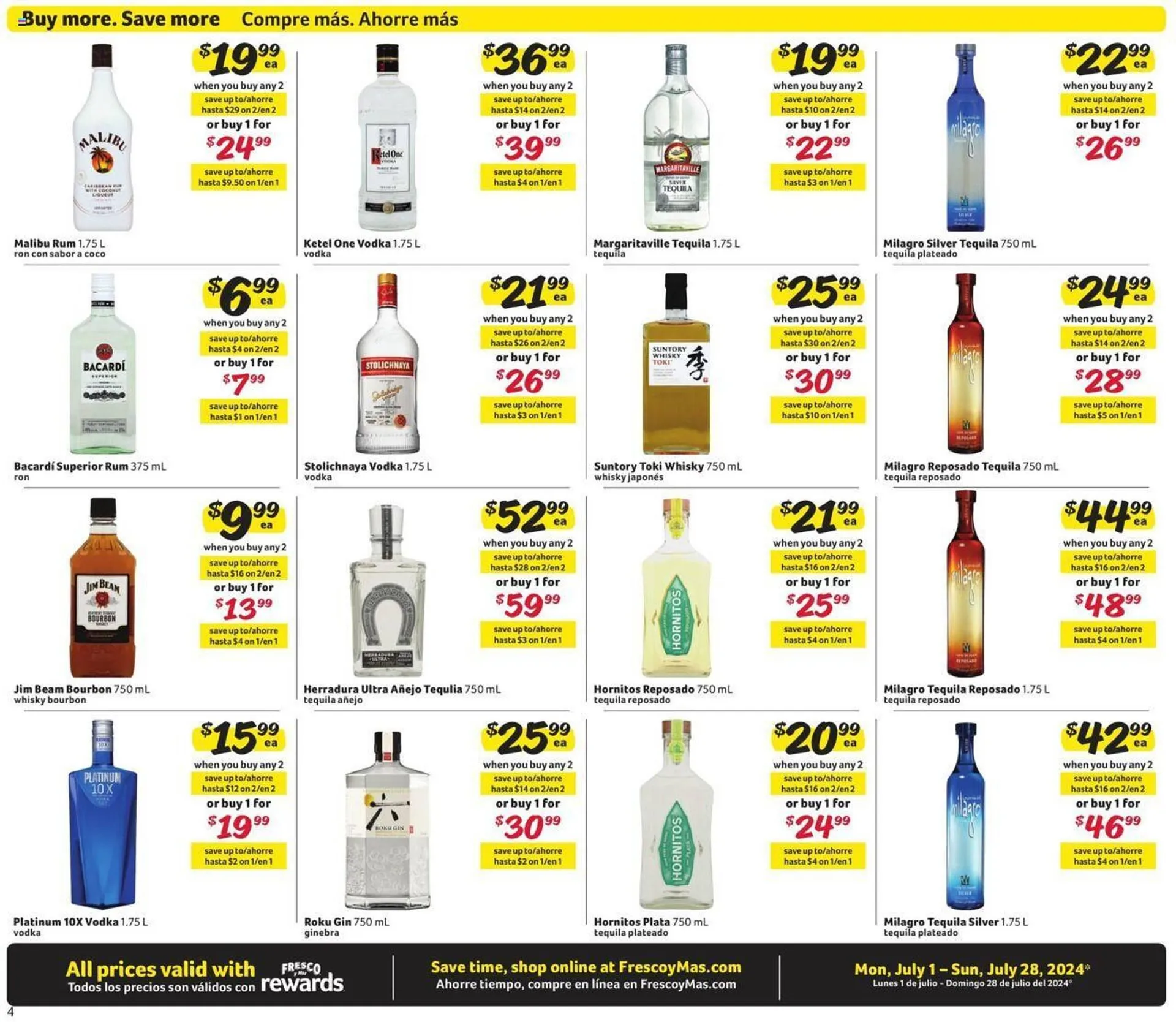 Weekly ad Fresco y Más Weekly Ad from July 1 to July 28 2024 - Page 4