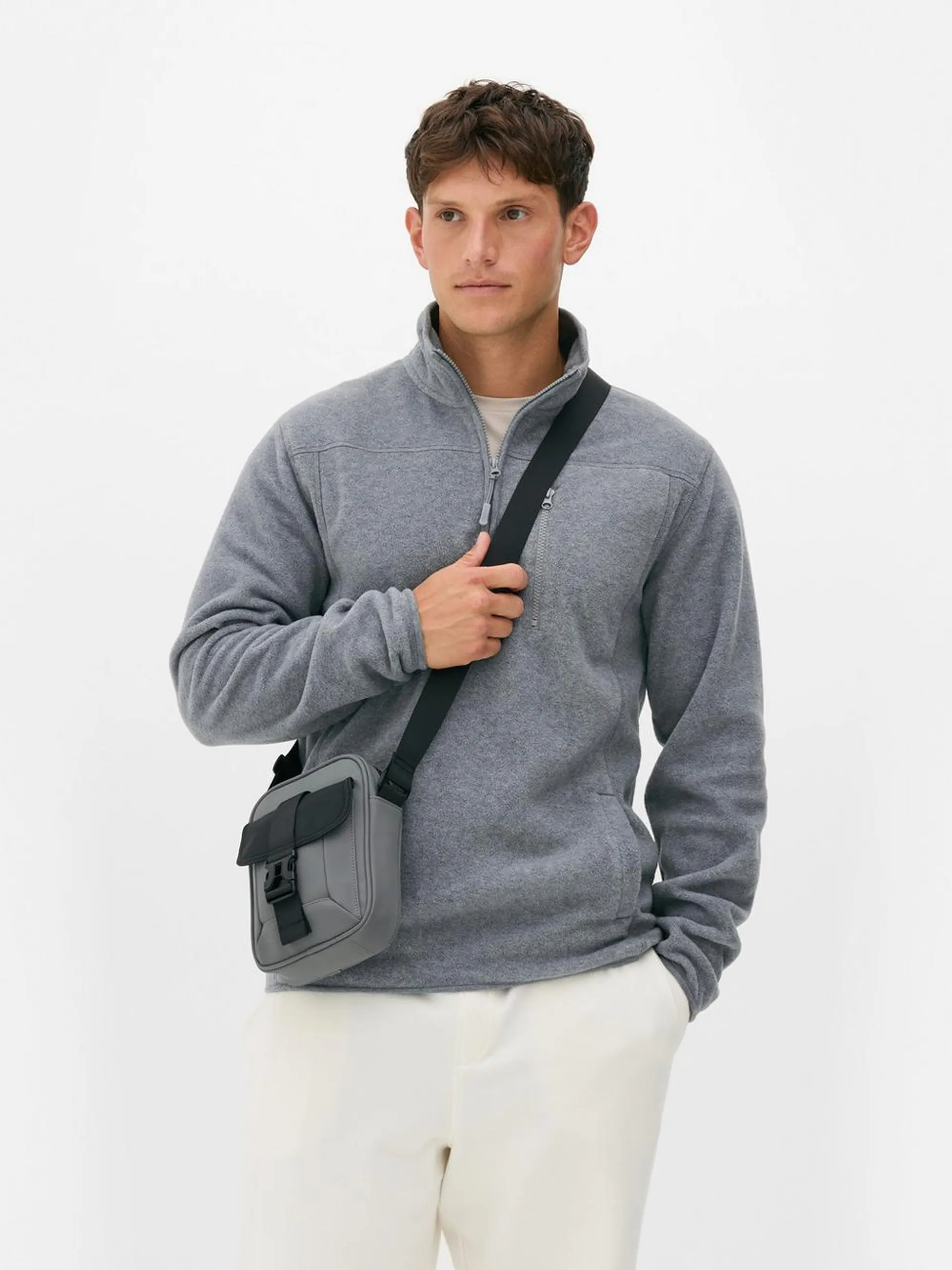 Quater Zip Fleece Sweatshirt