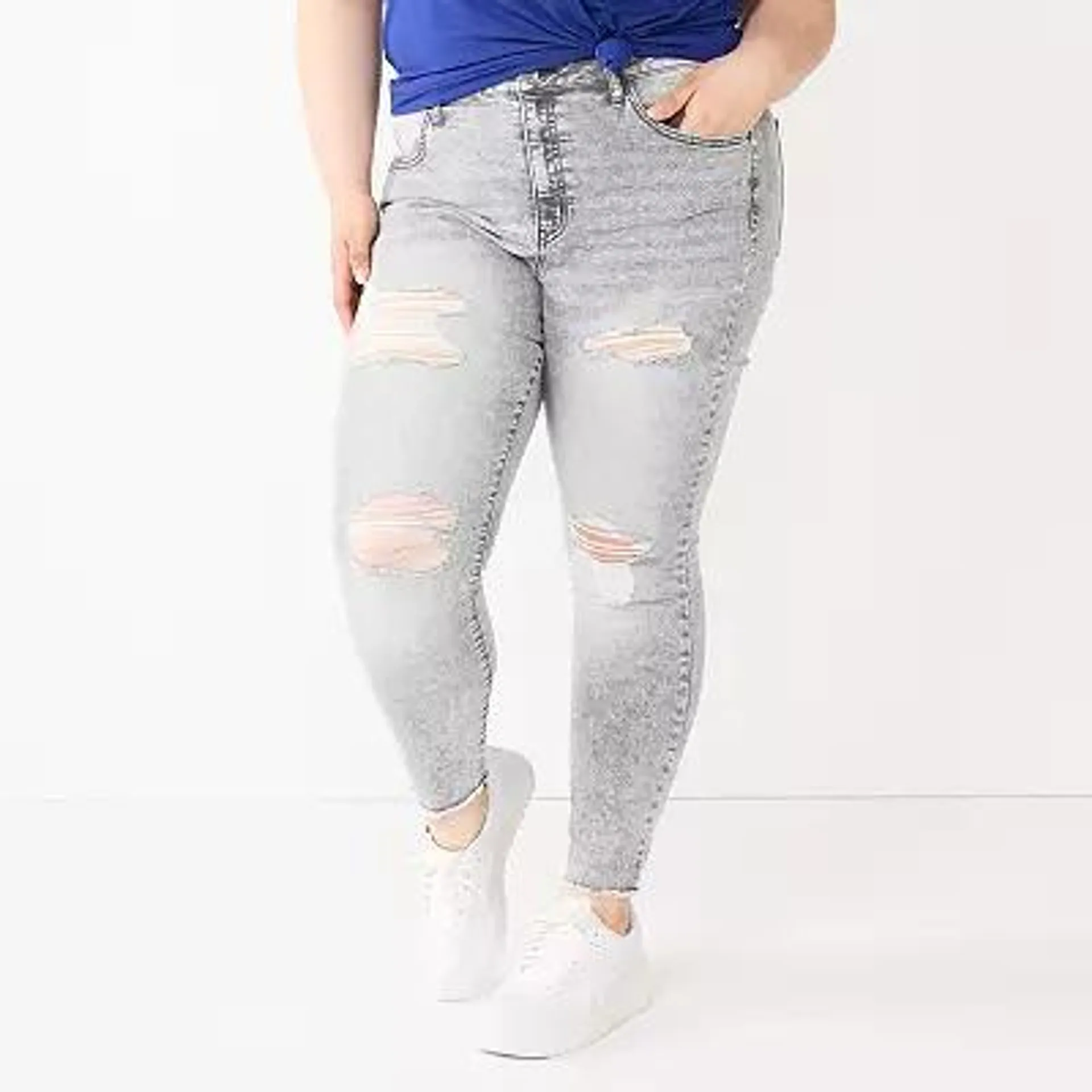 Juniors' Plus Size SO® High Rise Jeggings