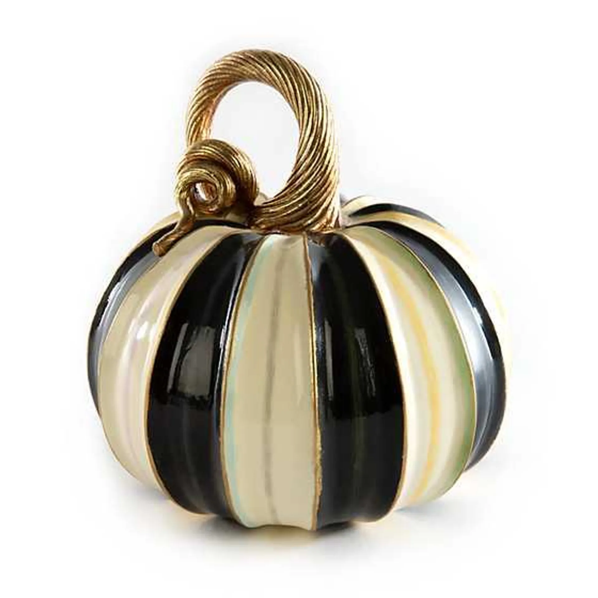 Elegant Stripe Small Pumpkin