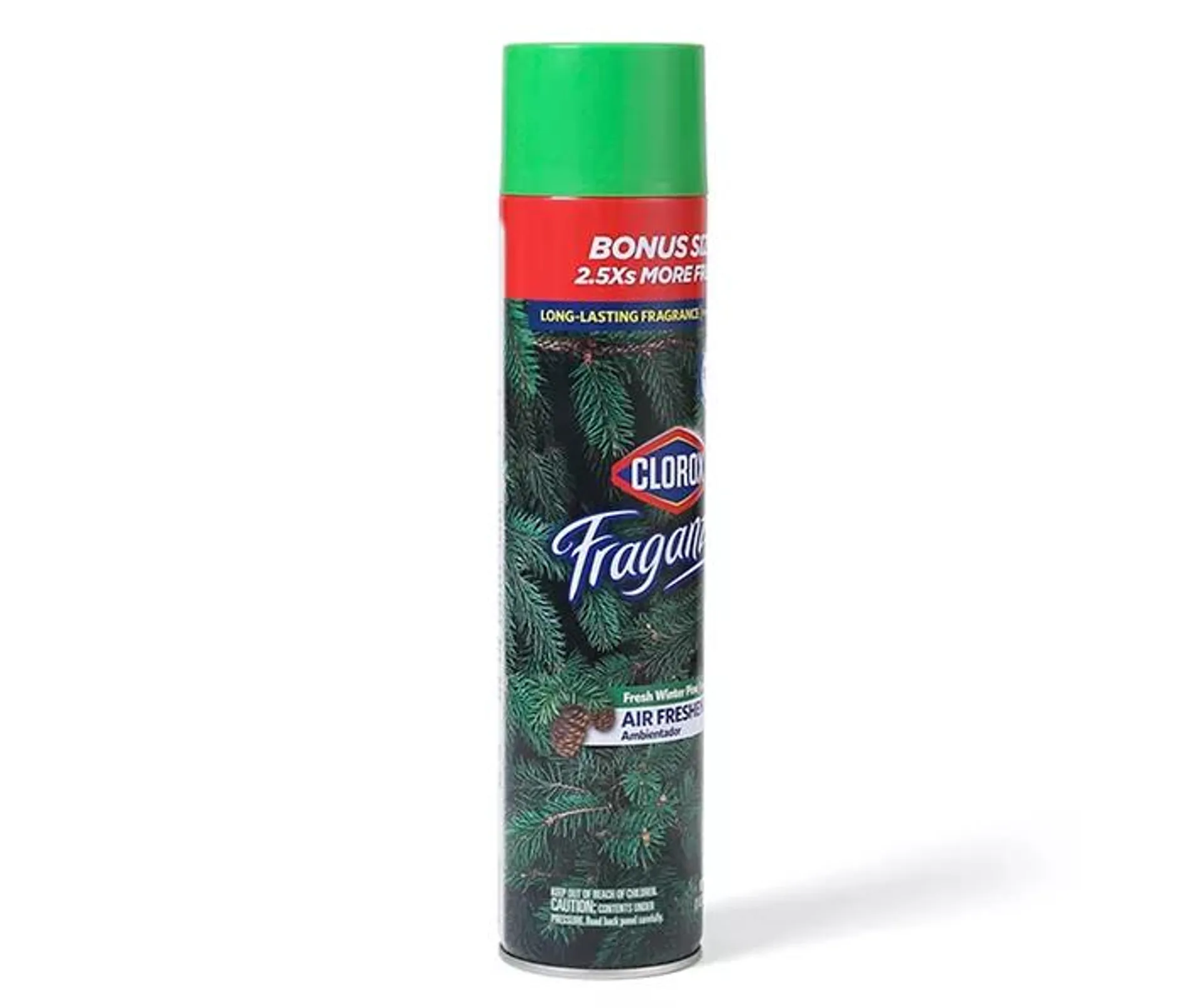 Fraganzia Fresh Winter Pine Aerosol Air Freshener, 20 Oz.