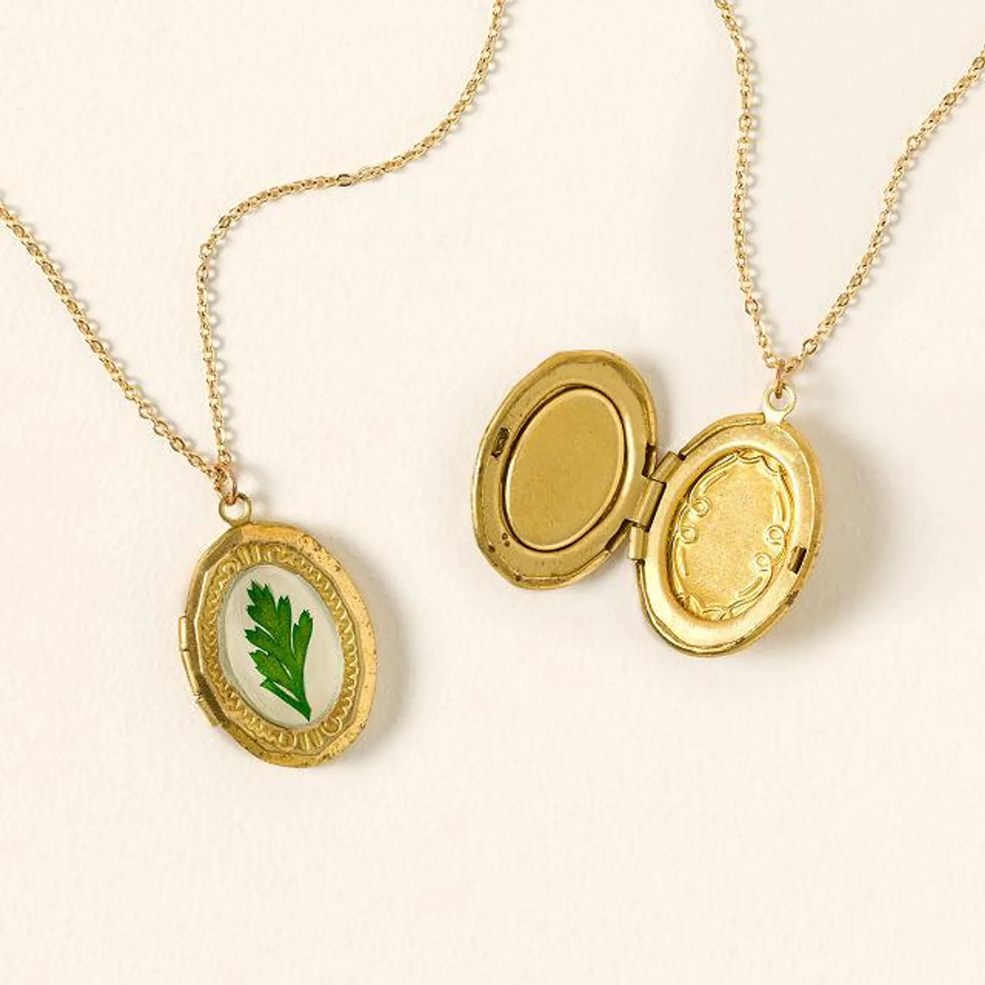 Everlasting Fern Locket