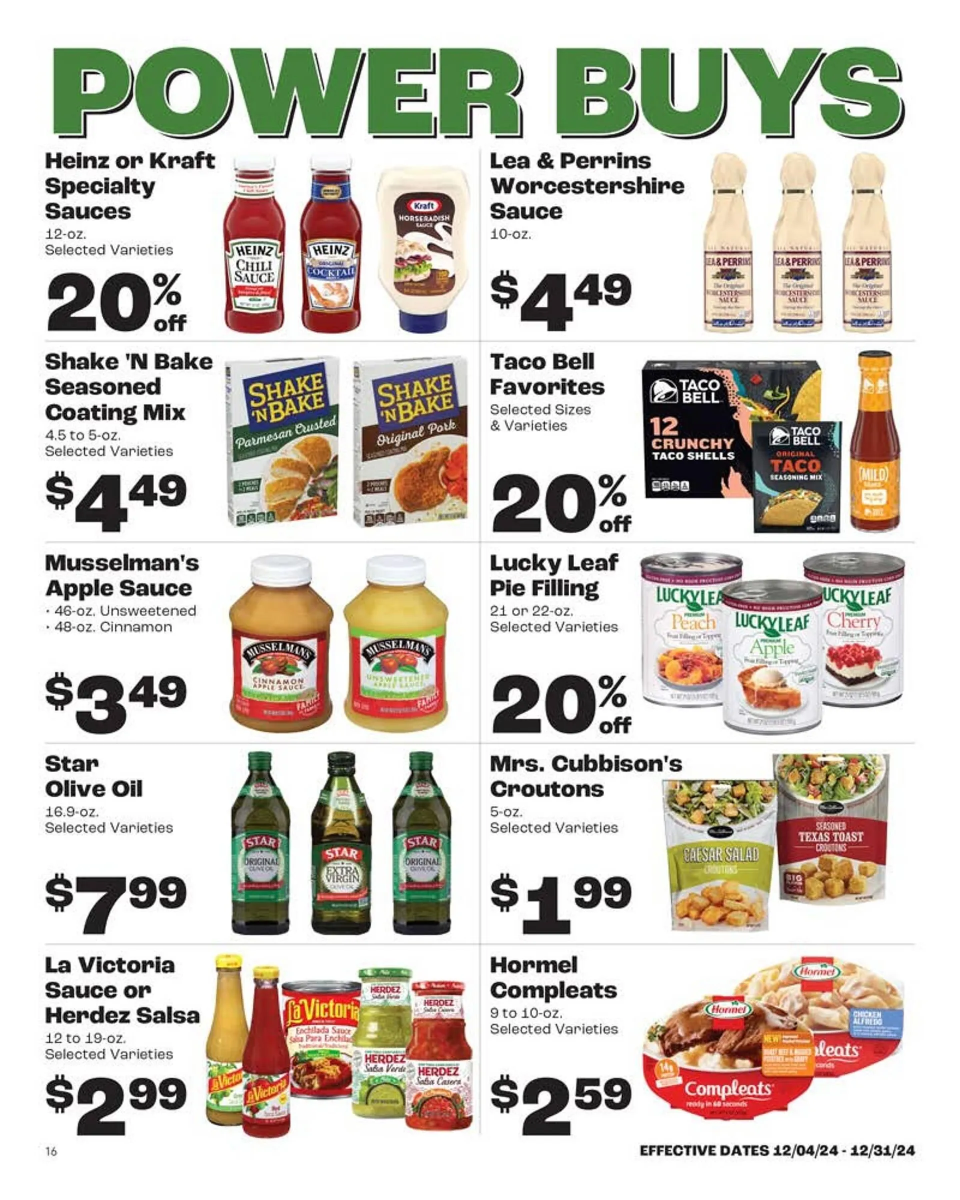 Weekly ad Rosauers Weekly Ad from December 11 to December 31 2024 - Page 16