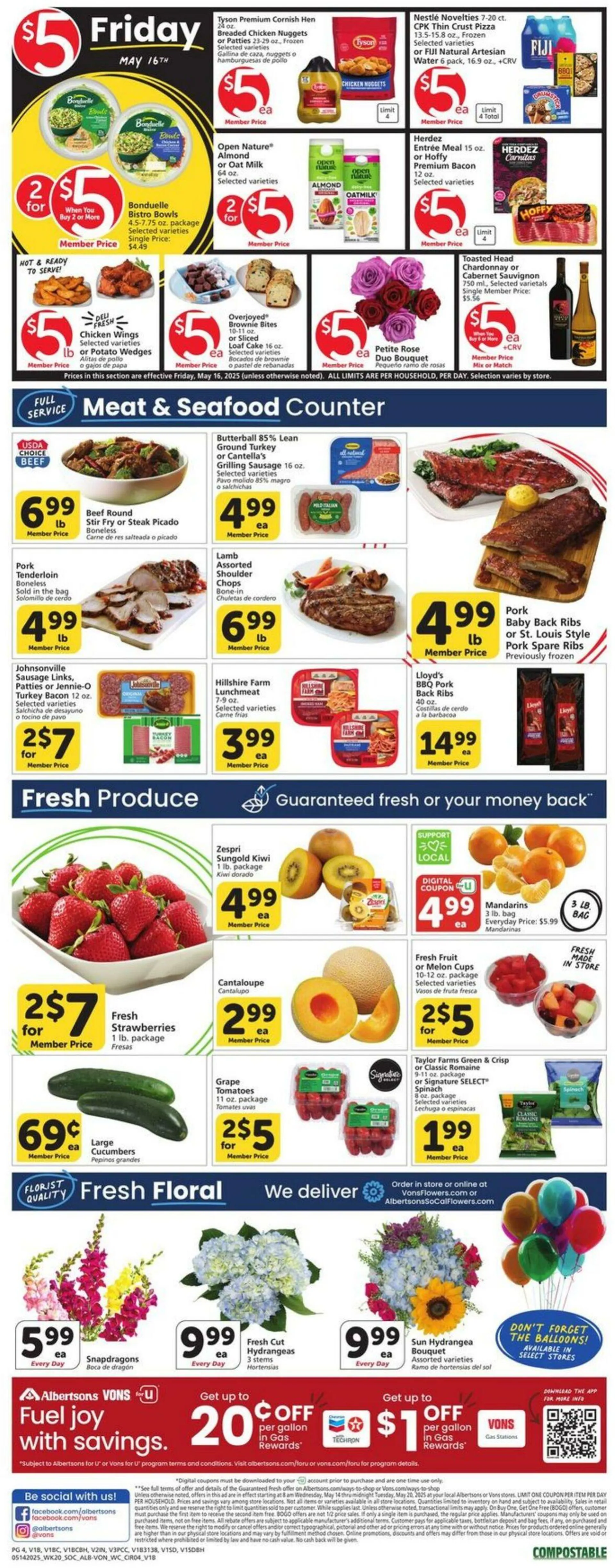 Weekly ad Vons Current weekly ad from May 14 to May 20 2025 - Page 3