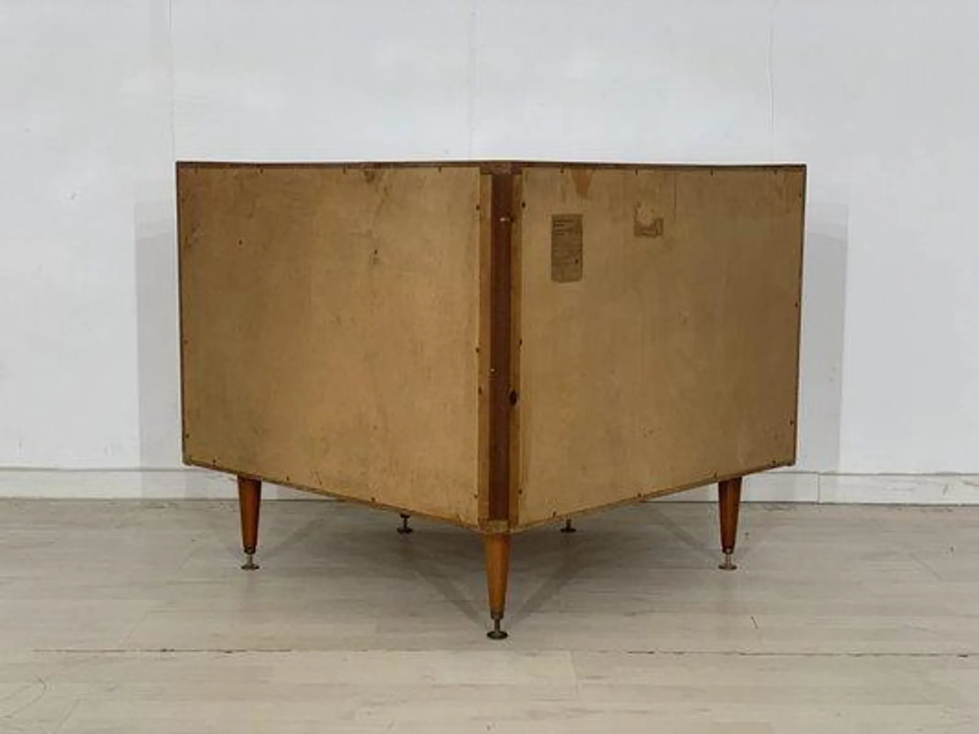 Mid-Century Corner Cabinet