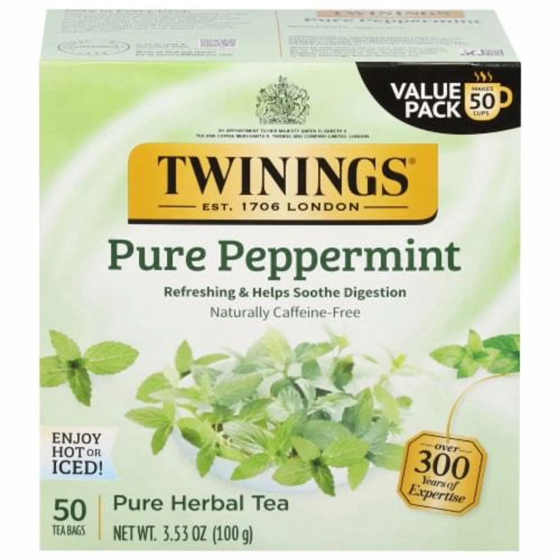 Twinings® of London Pure Peppermint Herbal Tea