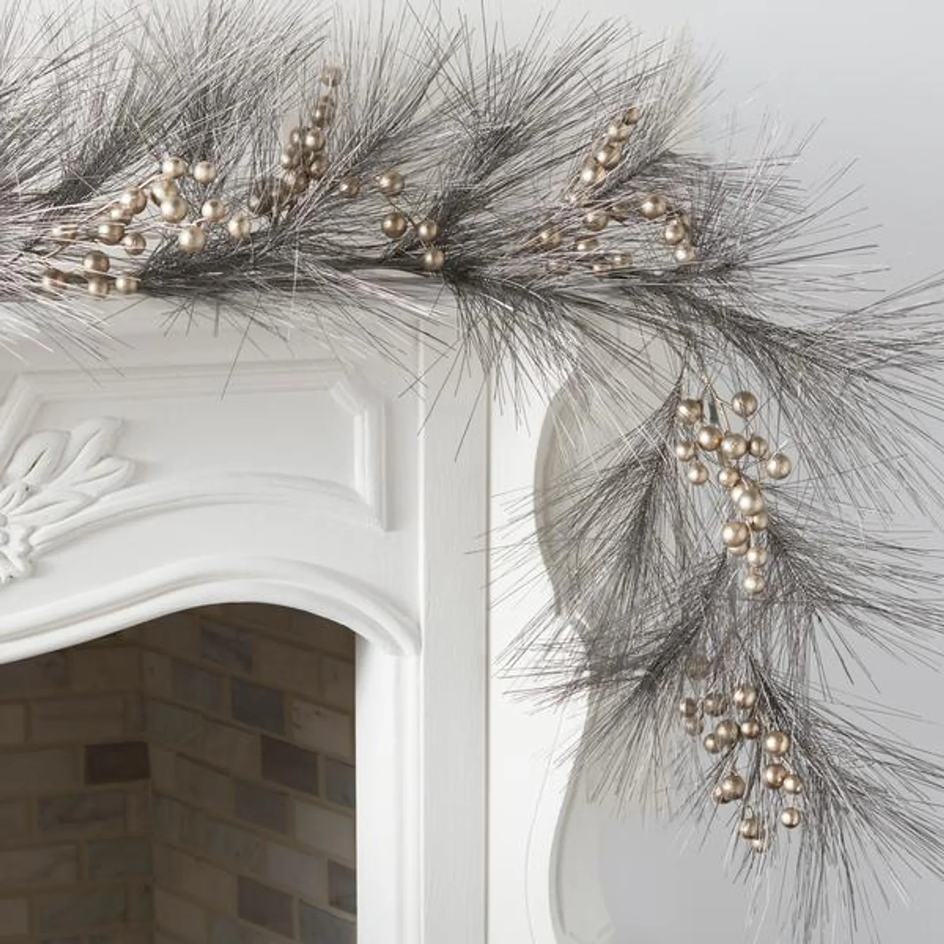 Gilded Pine Spray Garland