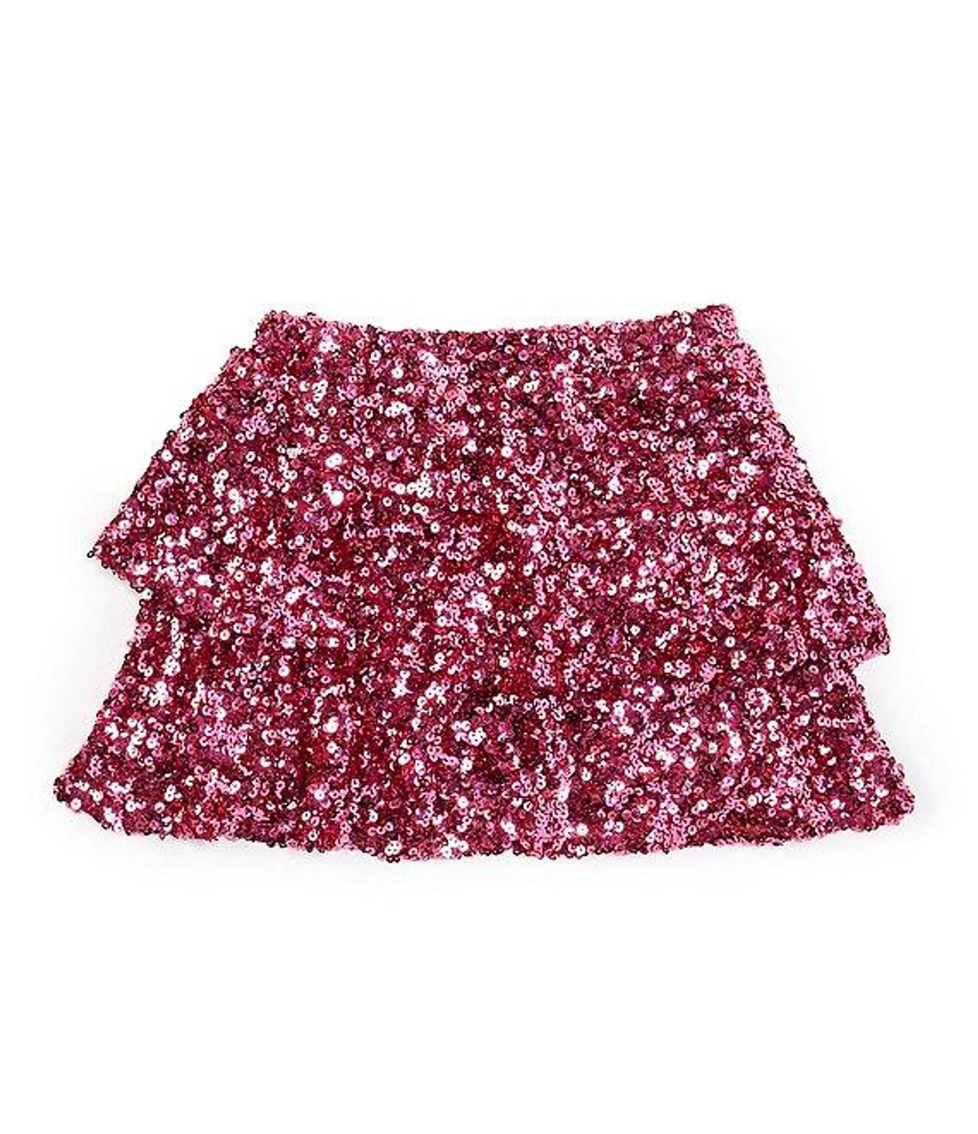 Little Girls 2T-6X Tiered Sequin Mini Skirt