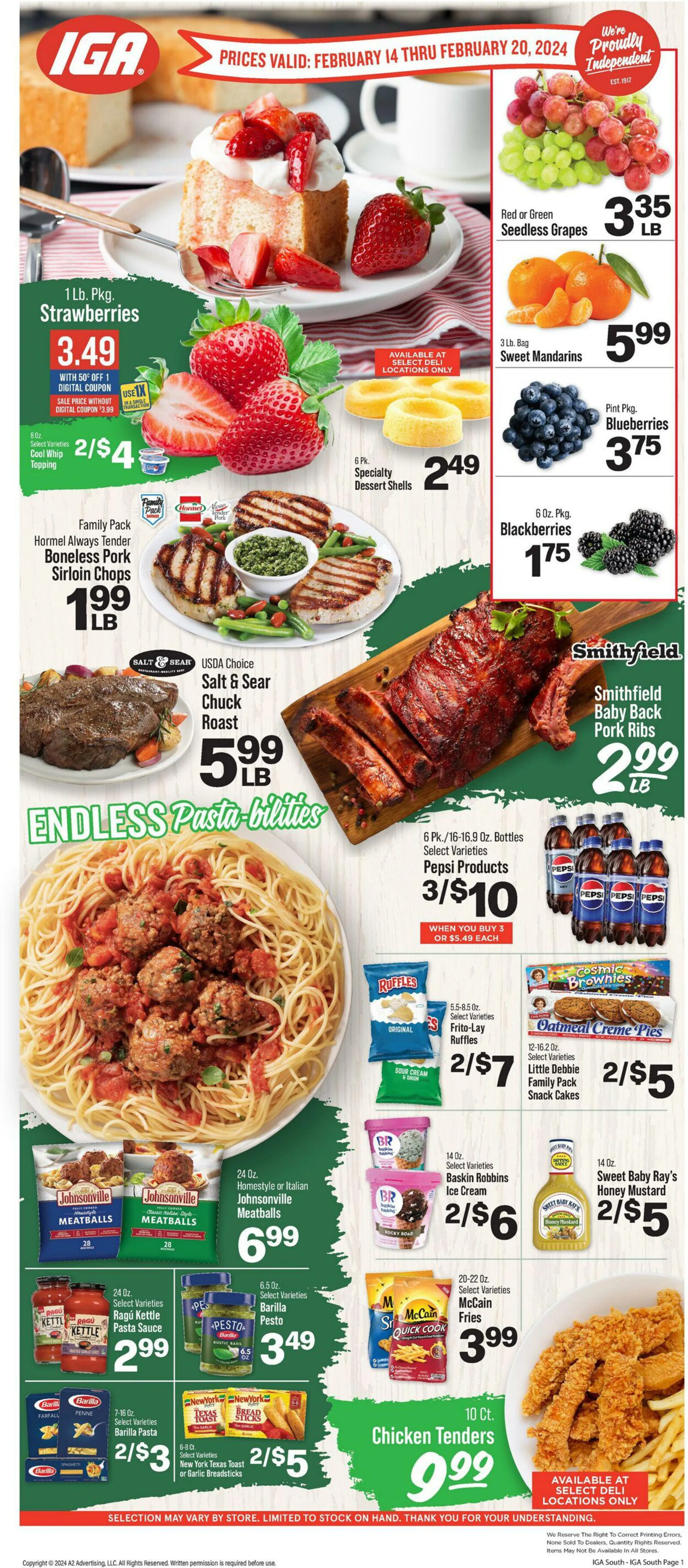 Weekly ad IGA Current weekly ad from February 14 to February 20 2024 - Page 