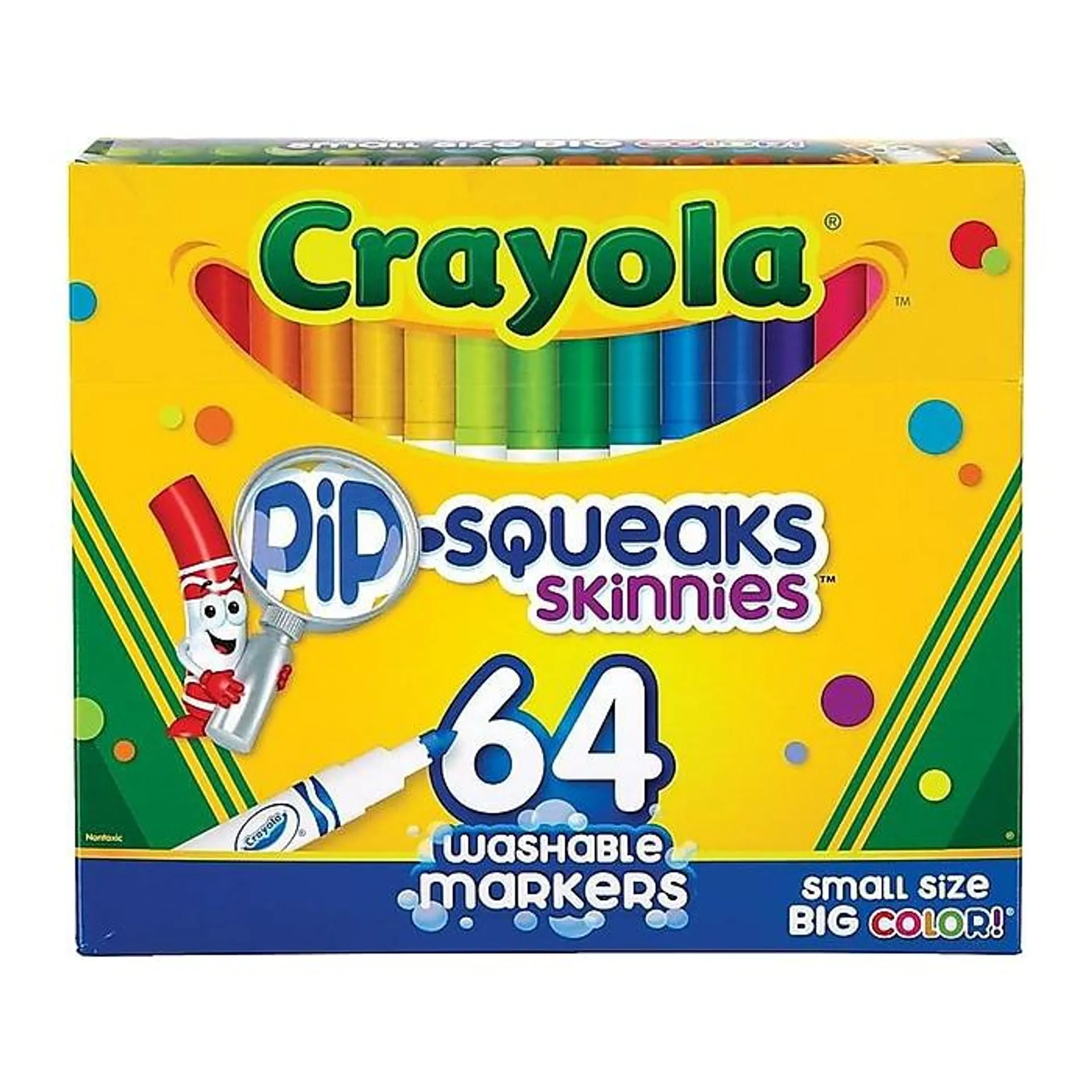 Crayola Pip-Squeaks Skinnies Washable Markers,