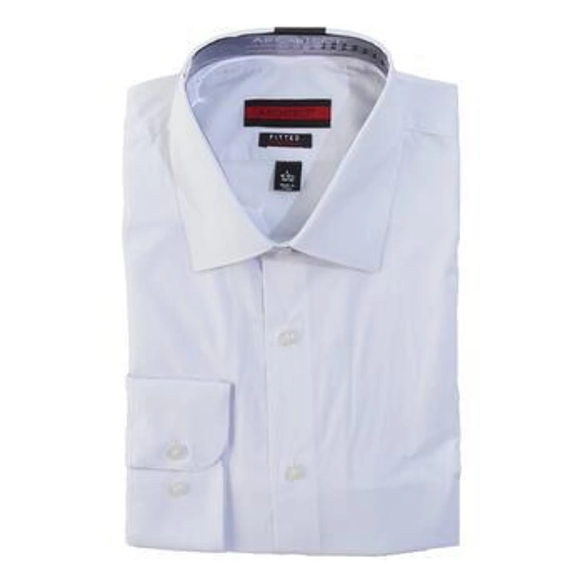 Mens Architect® Fitted Stretch Dress Shirt - White