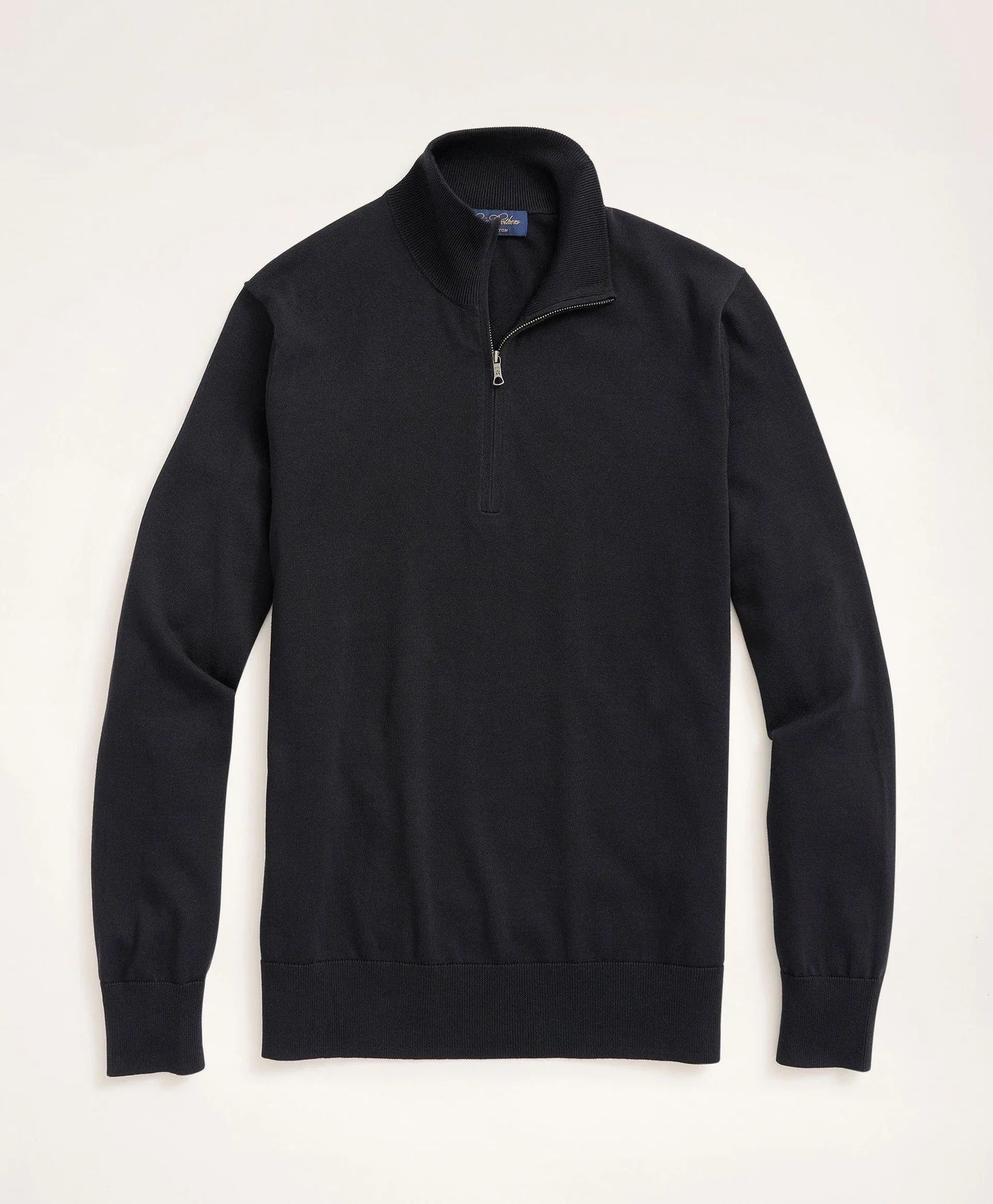 Big & Tall Supima ® Cotton Half-Zip Sweater