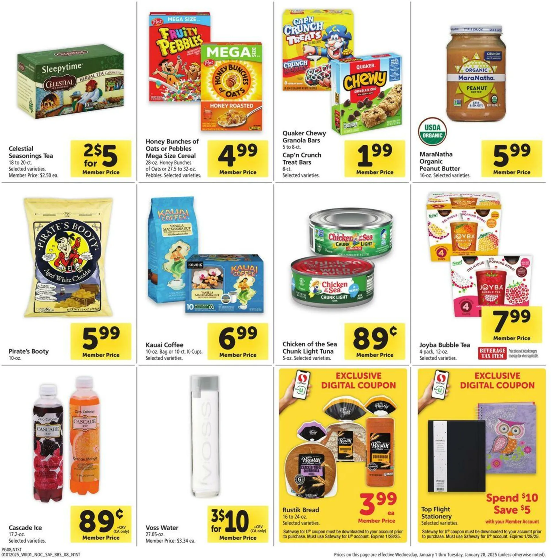 Weekly ad Safeway Current weekly ad from January 1 to January 28 2025 - Page 8