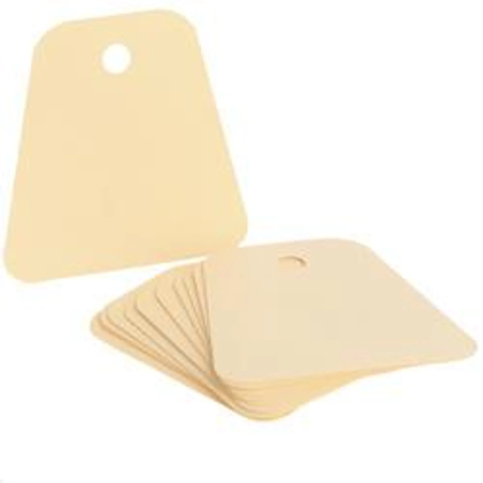 Blank Bell Paper Tags (Package of 15 pieces)