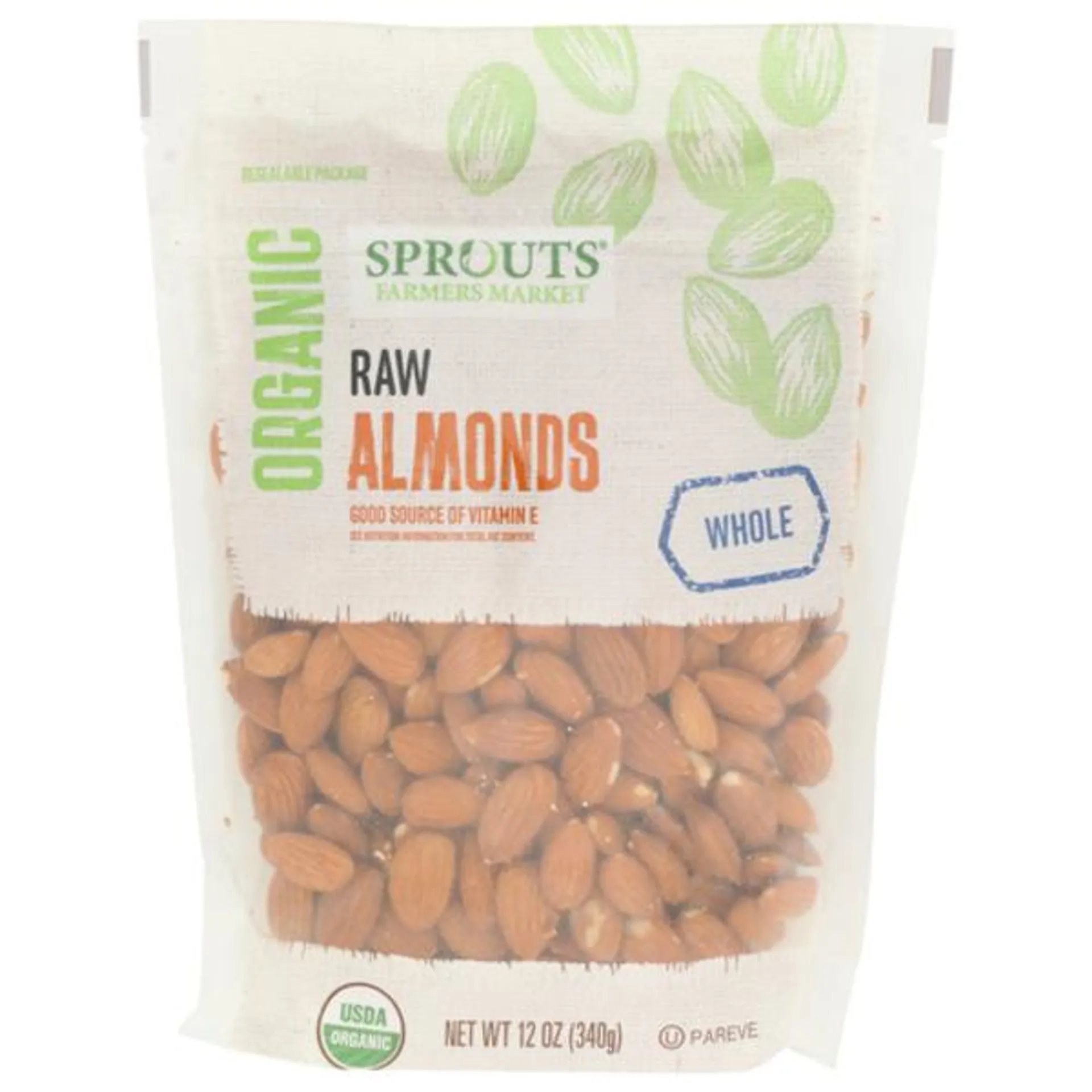 Sprouts Organic Raw Almonds