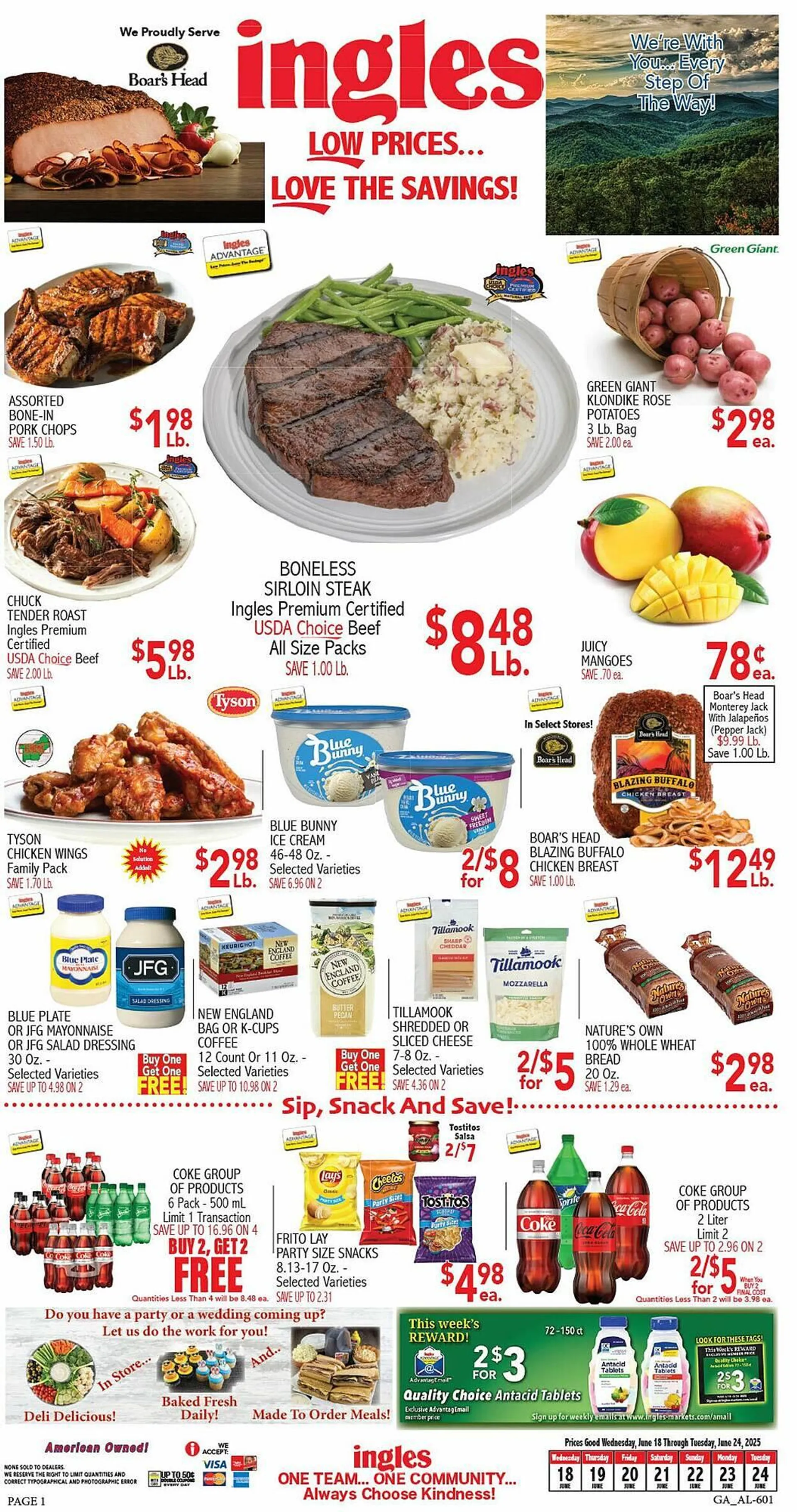Weekly ad Ingles Markets Weekly Ad from June 18 to June 24 2025 - Page 1