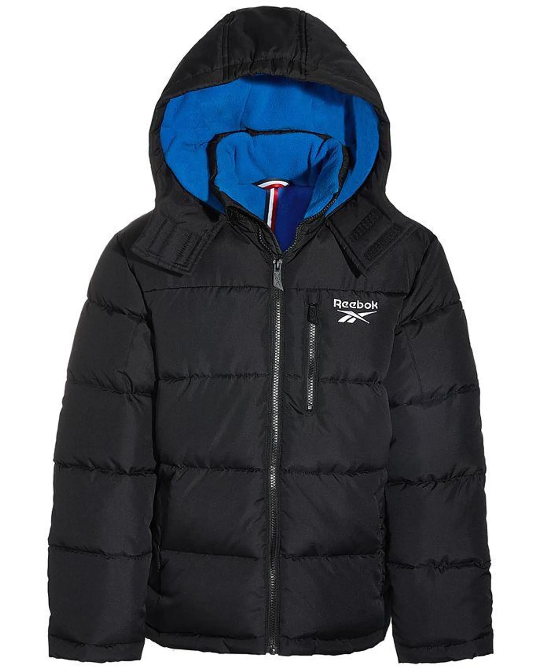 Big Boys Quilted Full-Zip Hooded Puffer Jacket