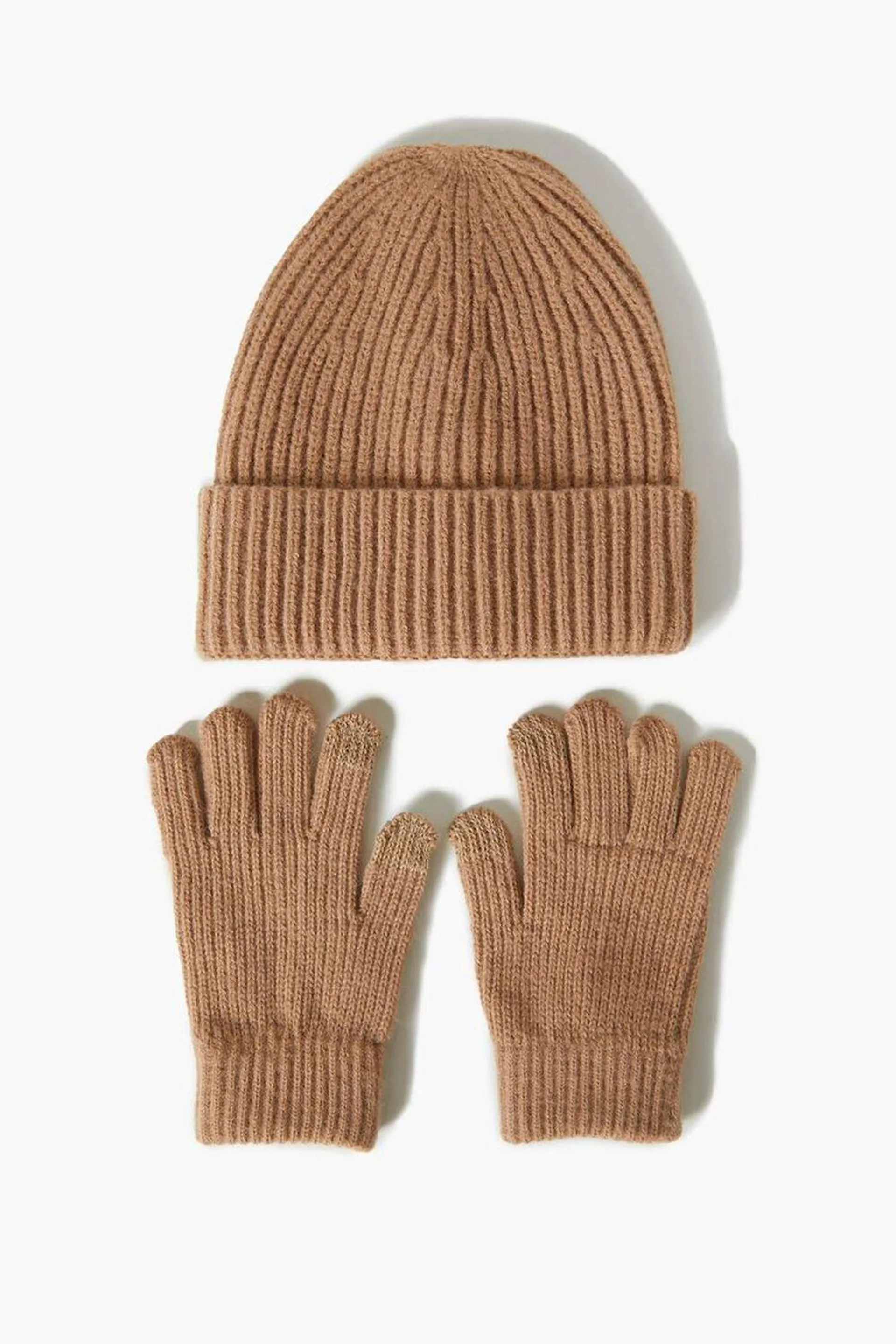 Kids Ribbed Beanie & Gloves Set (Girls + Boys)