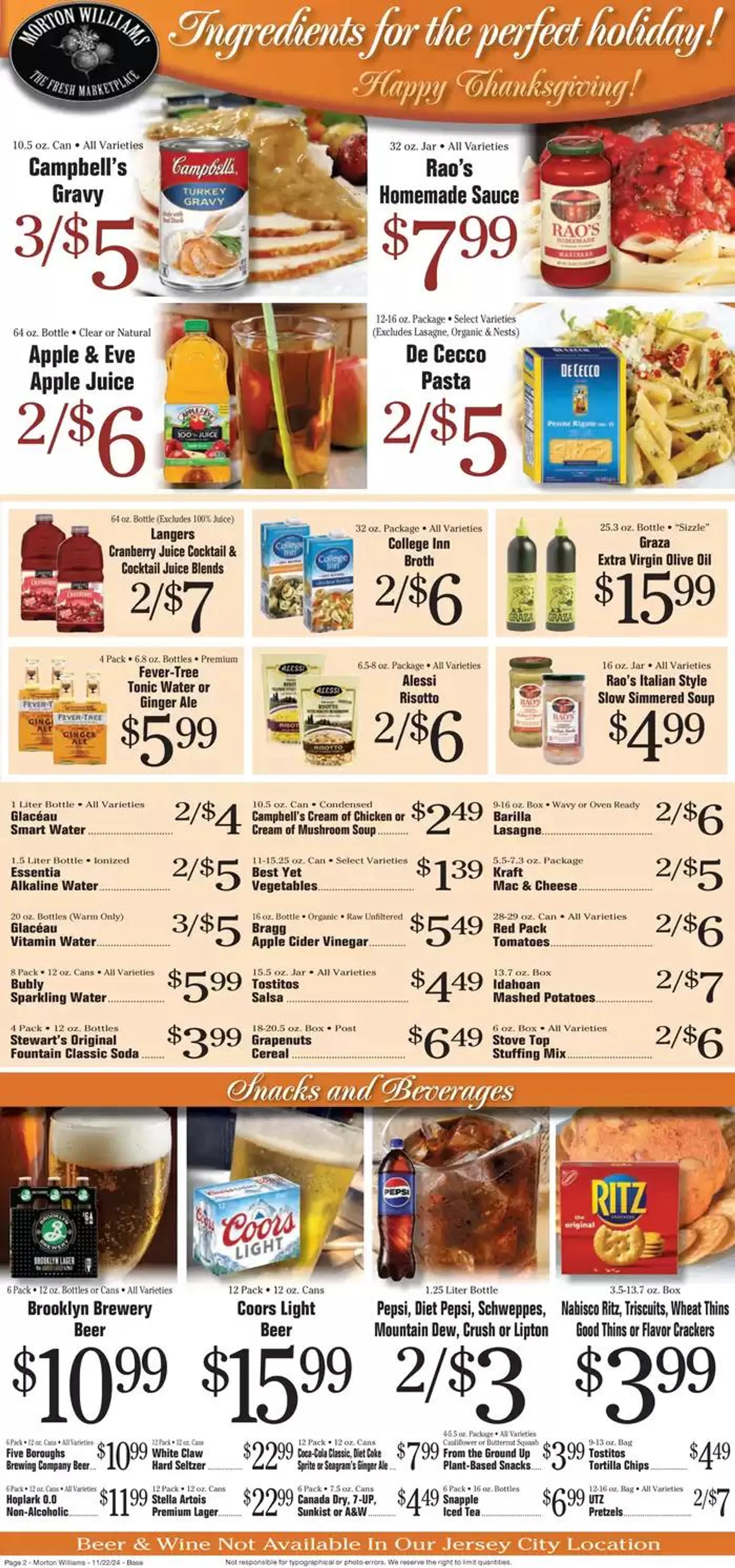 Weekly ad Morton Williams Weekly Specials from November 22 to December 6 2024 - Page 2