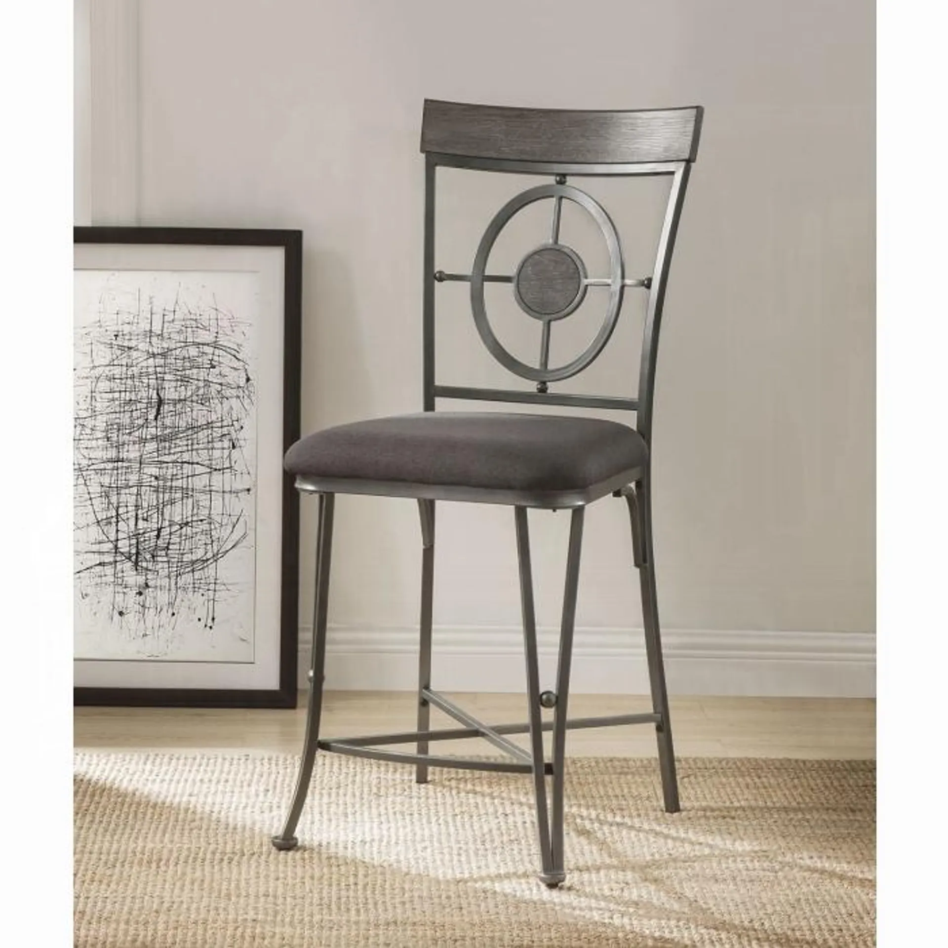 Landis Counter Height Chair (Set-2)