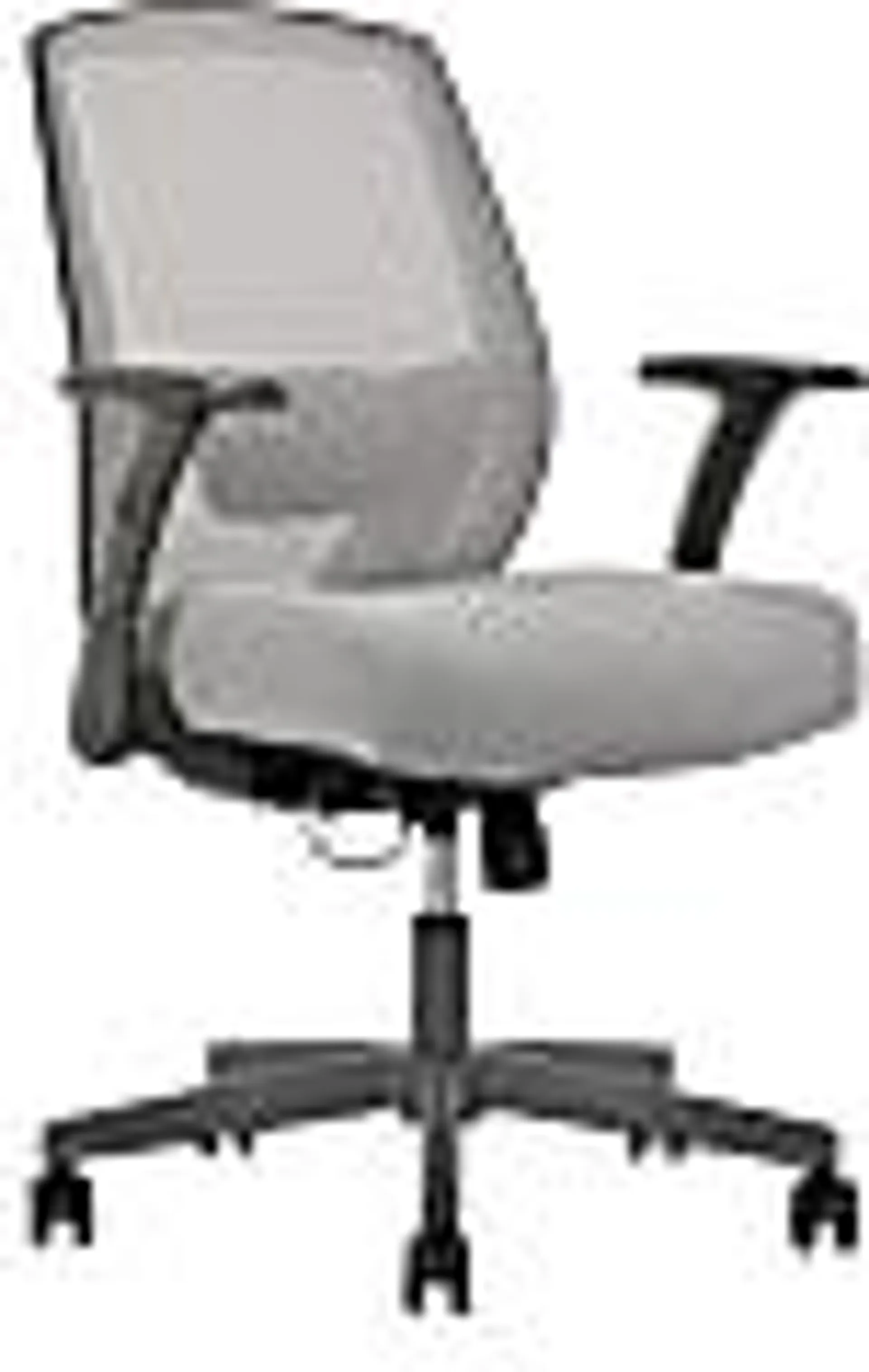 Serta® SitTrue™ Rayne Ergonomic Mesh/Fabric Mid-Back Task Office Chair, Gray