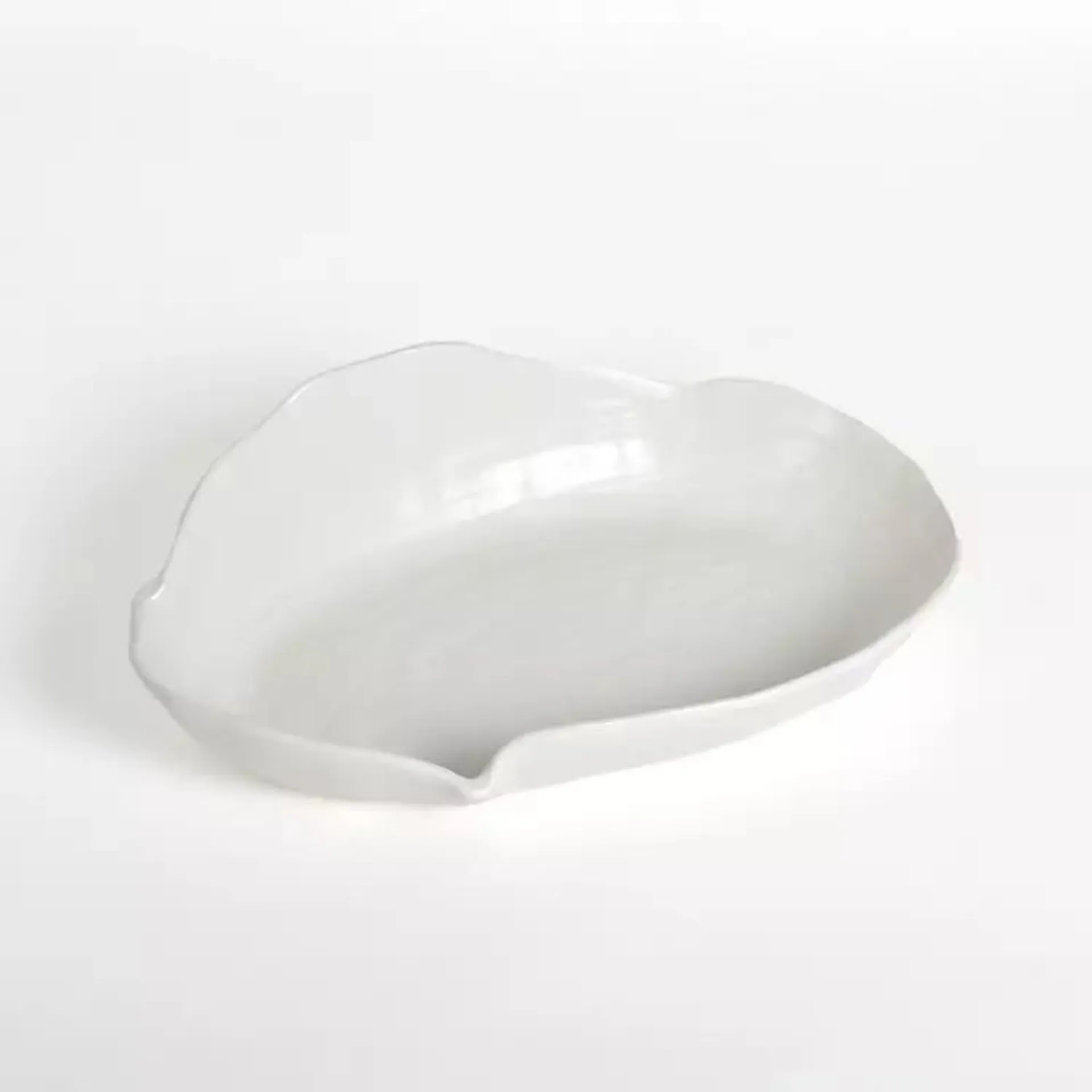 White Abstract Ceramic Bowl