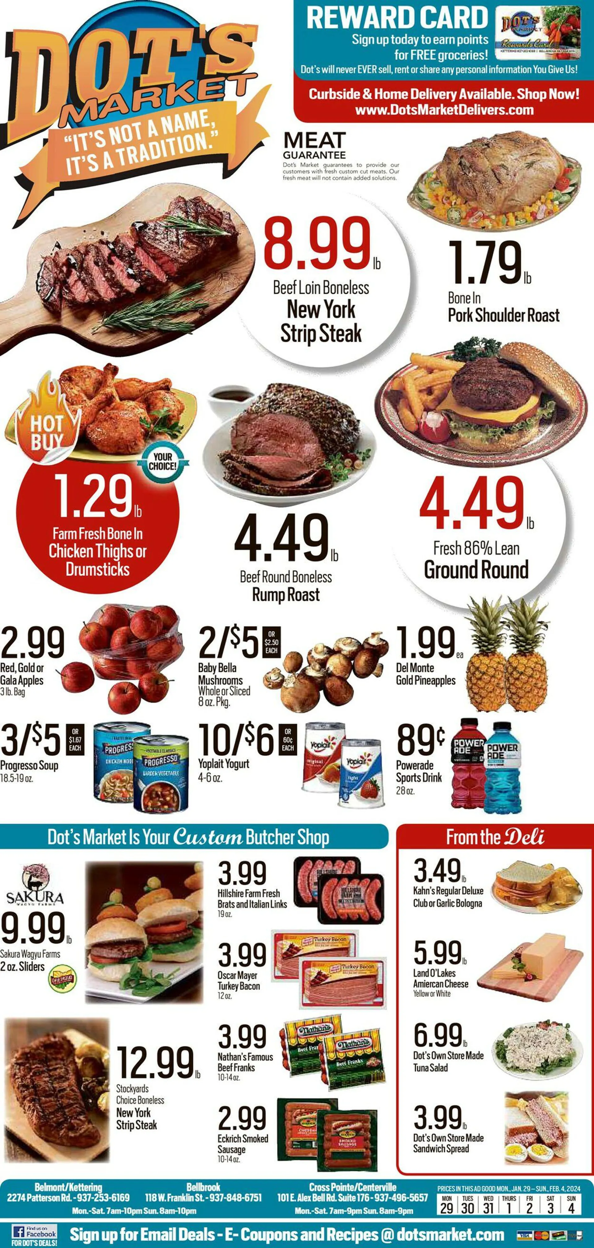 Weekly ad Dot's Market from January 29 to February 4 2024 - Page 1