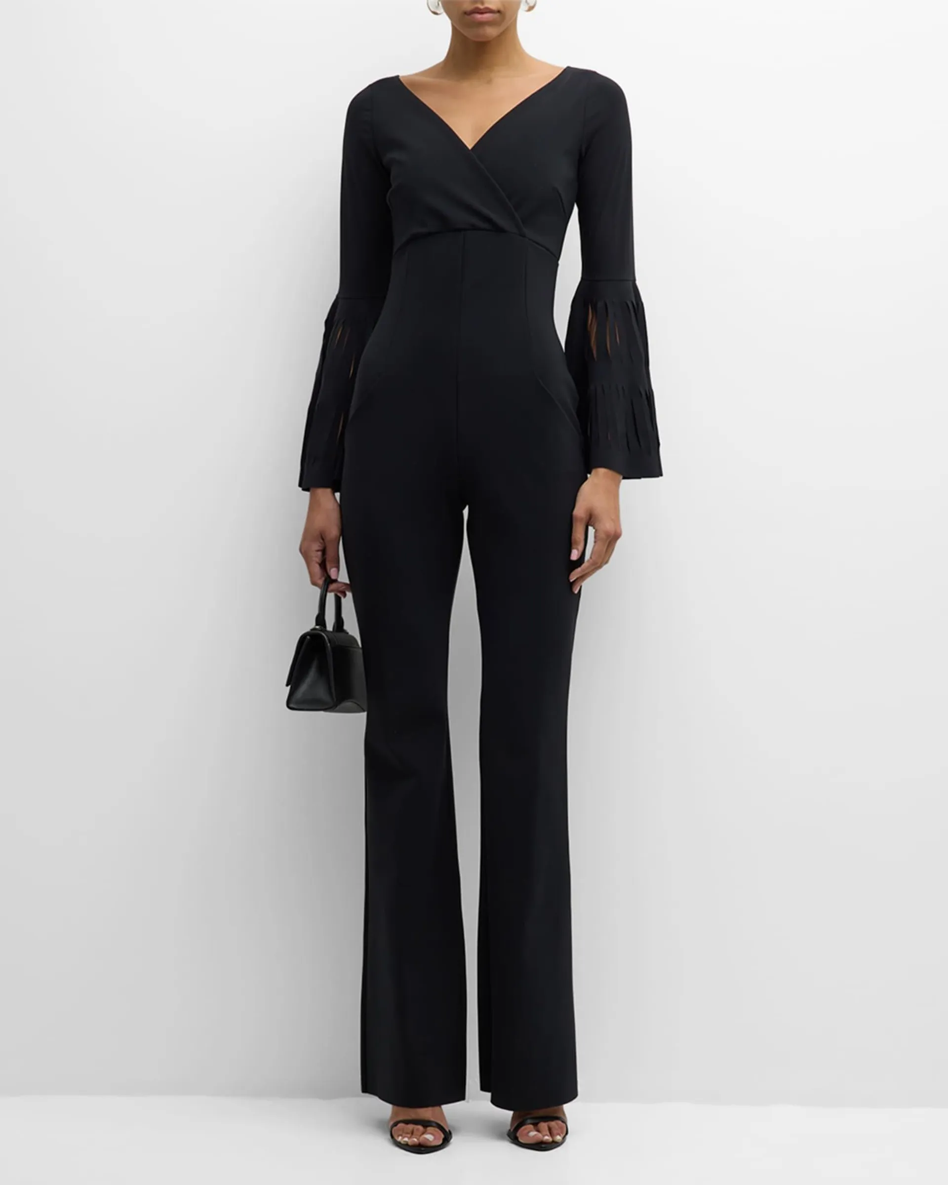 Cutout Bell-Sleeve Jumpsuit