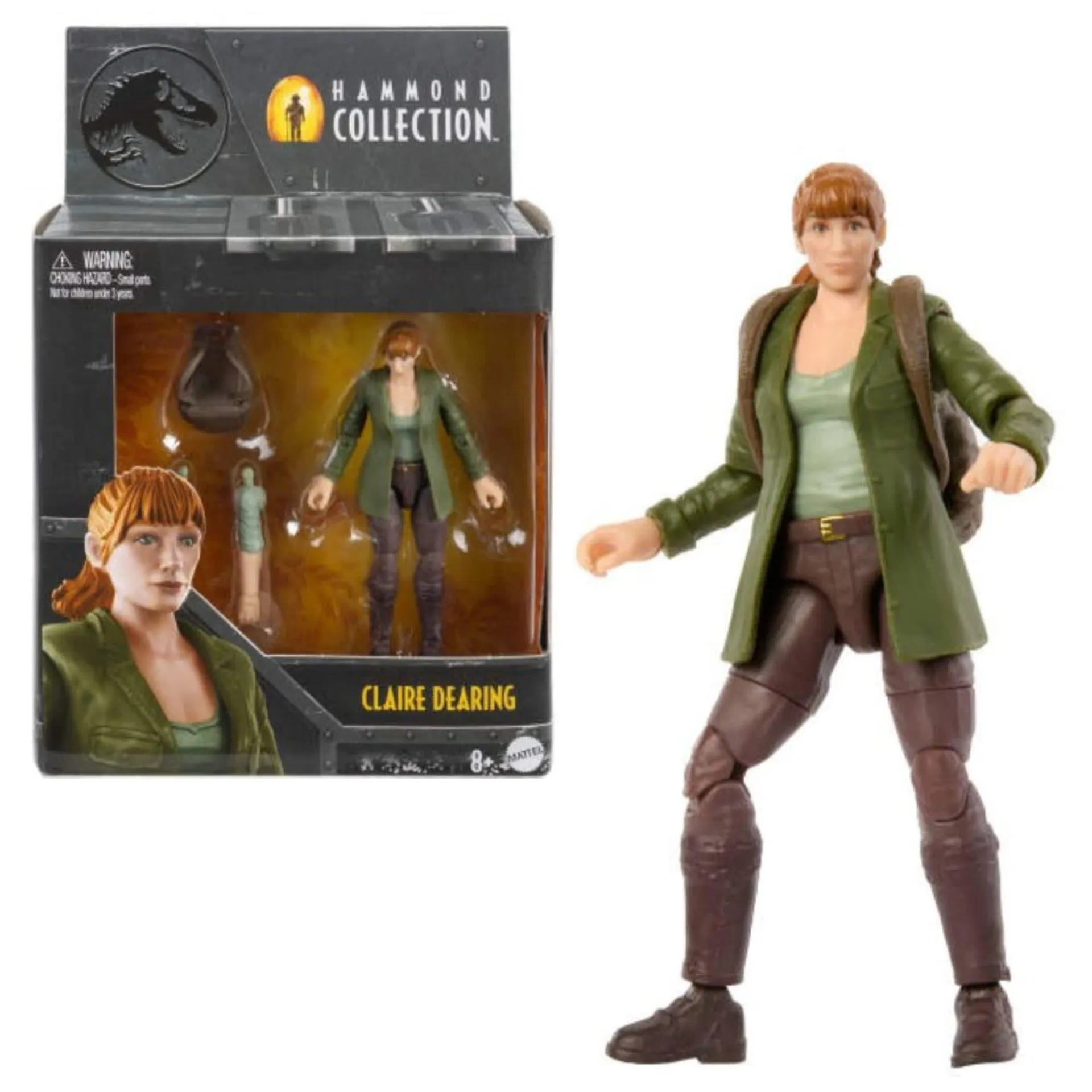 Jurassic World Hammond Collection Claire Dearing Action Figure With Accessories, 3.75 Inch Scale