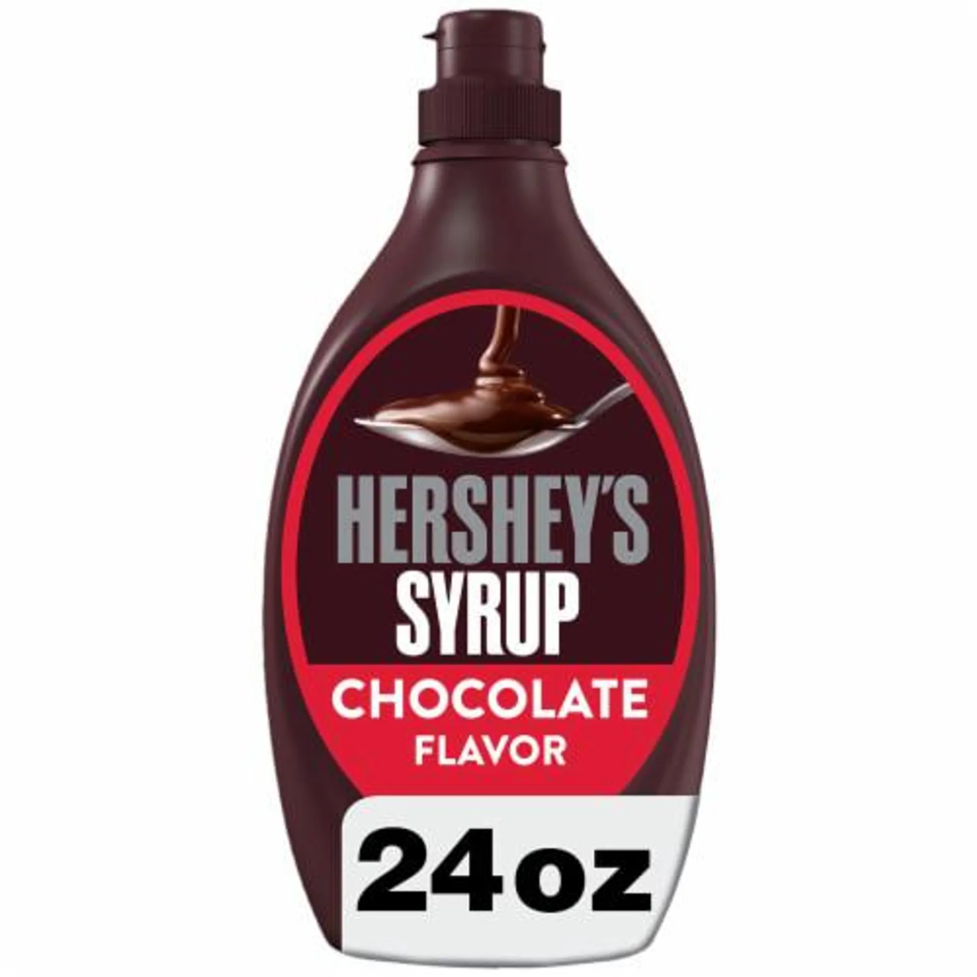HERSHEY'S Chocolate Dessert Gluten Free Fat Free Syrup Bottle