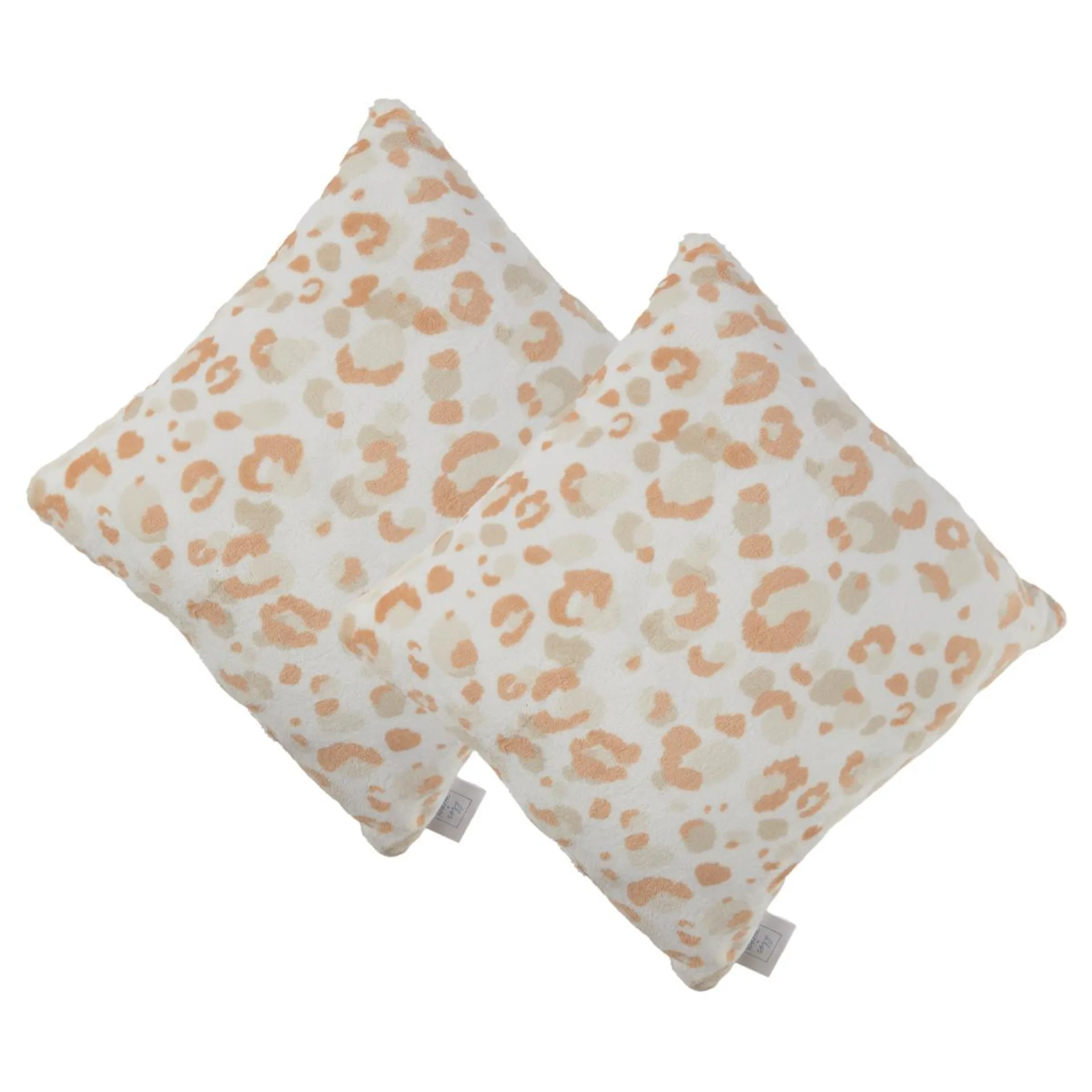Warm & Cozy Set of 2 18" x 18" Plush-to-Sherpa Decorative Pillows