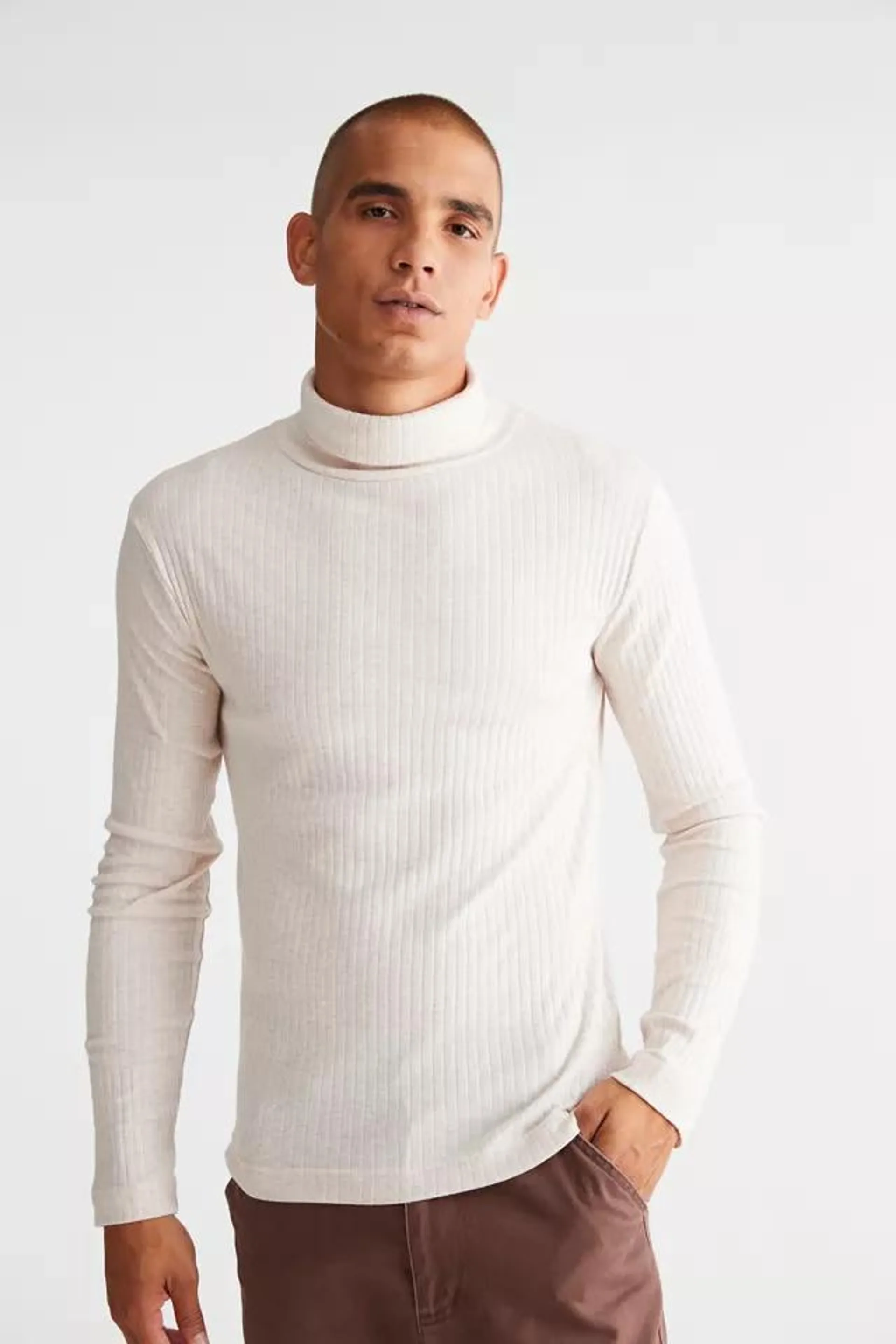 Standard Cloth Slim Fit Turtleneck Shirt