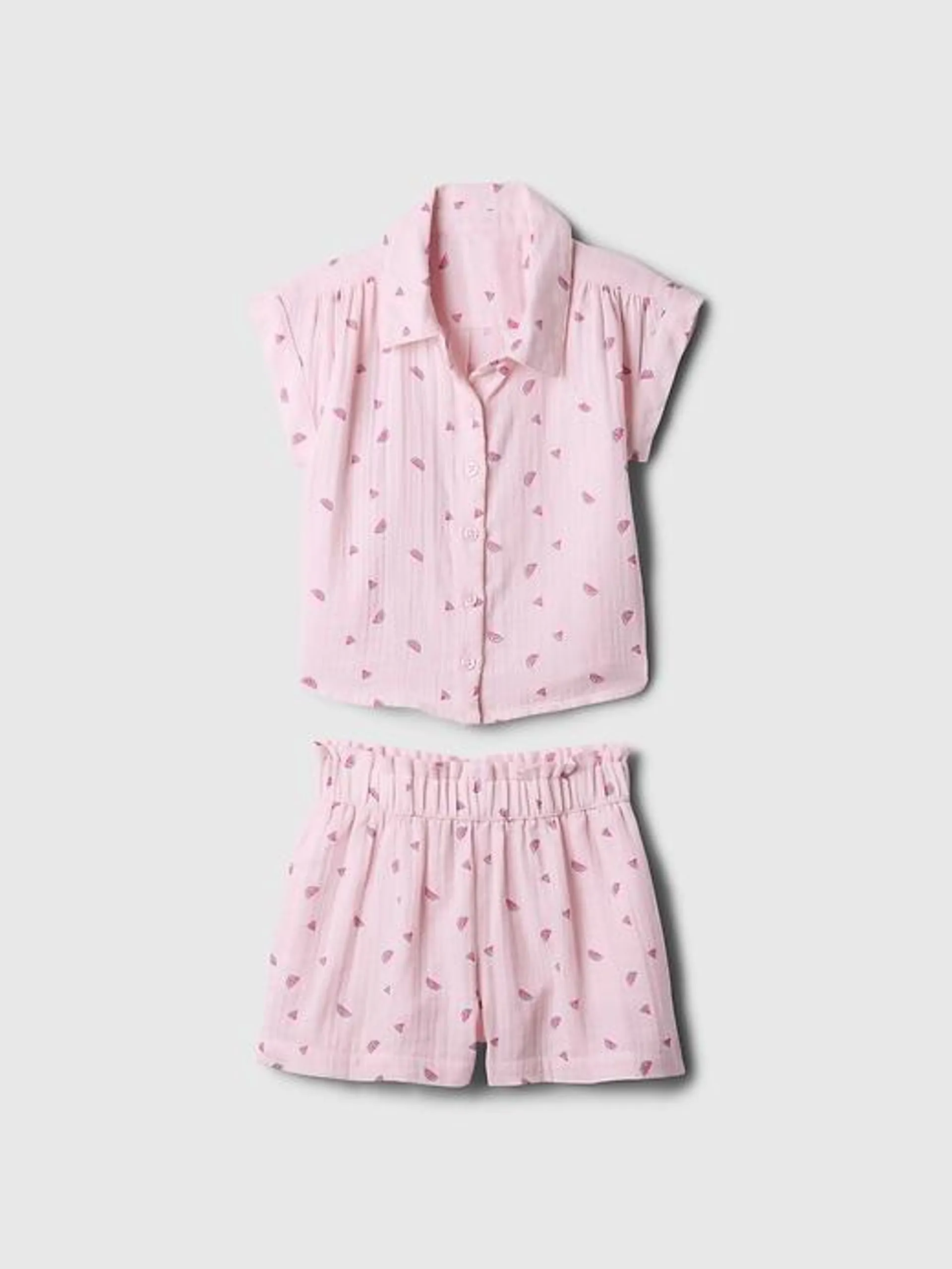 babyGap Crinkle Gauze Two-Piece Outfit Set