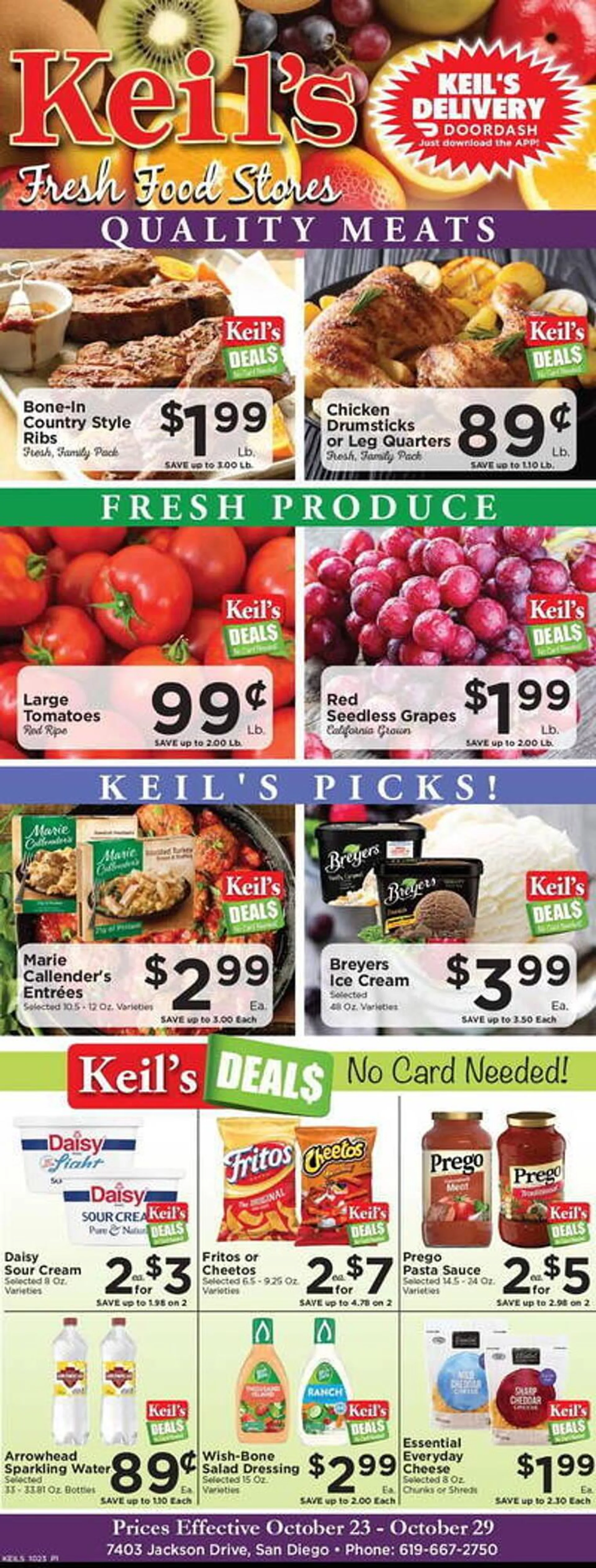 Keils Fresh Food Stores Weekly Ad - 1