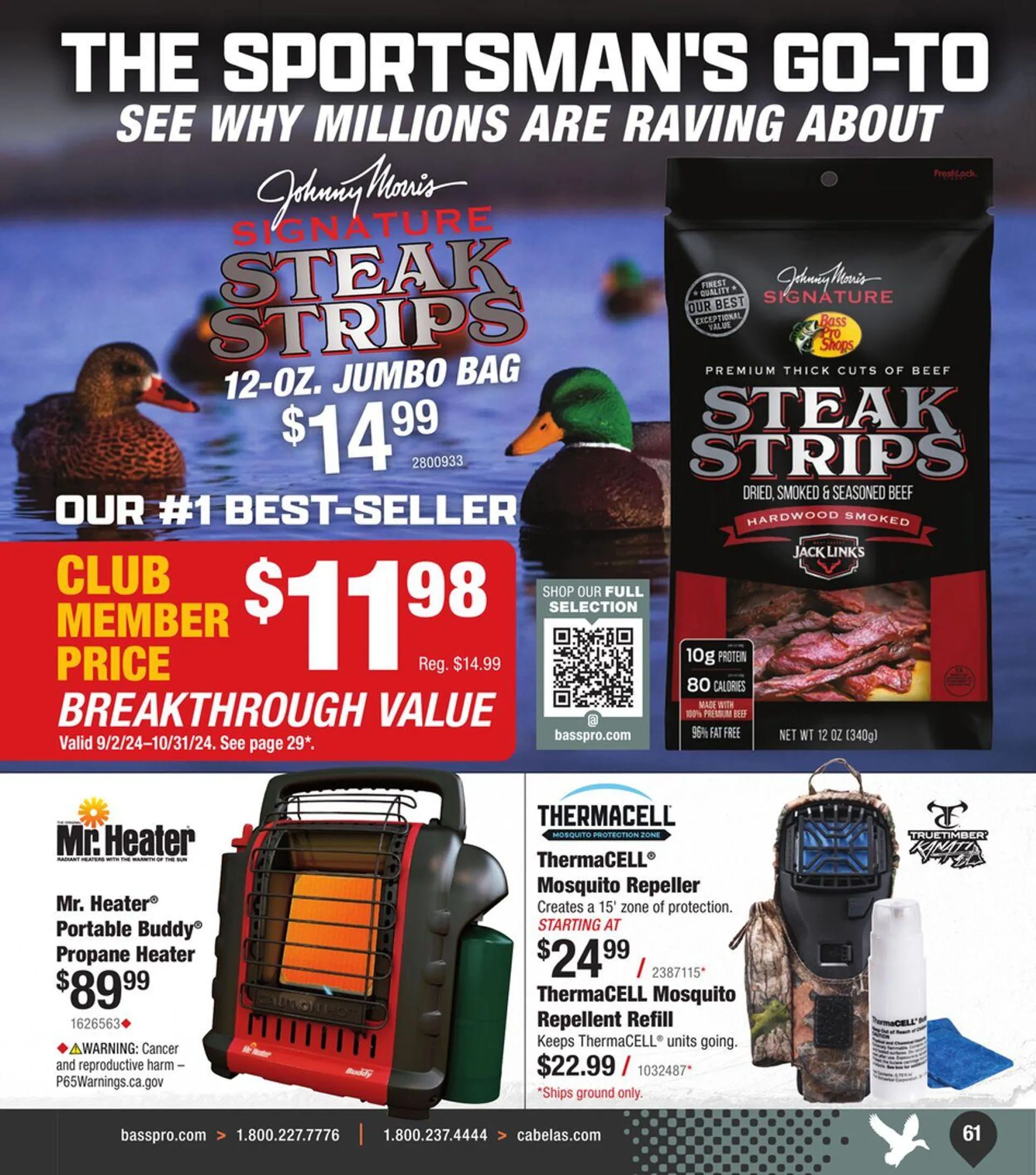 Weekly ad Bass Pro Current weekly ad from October 9 to October 23 2024 - Page 61