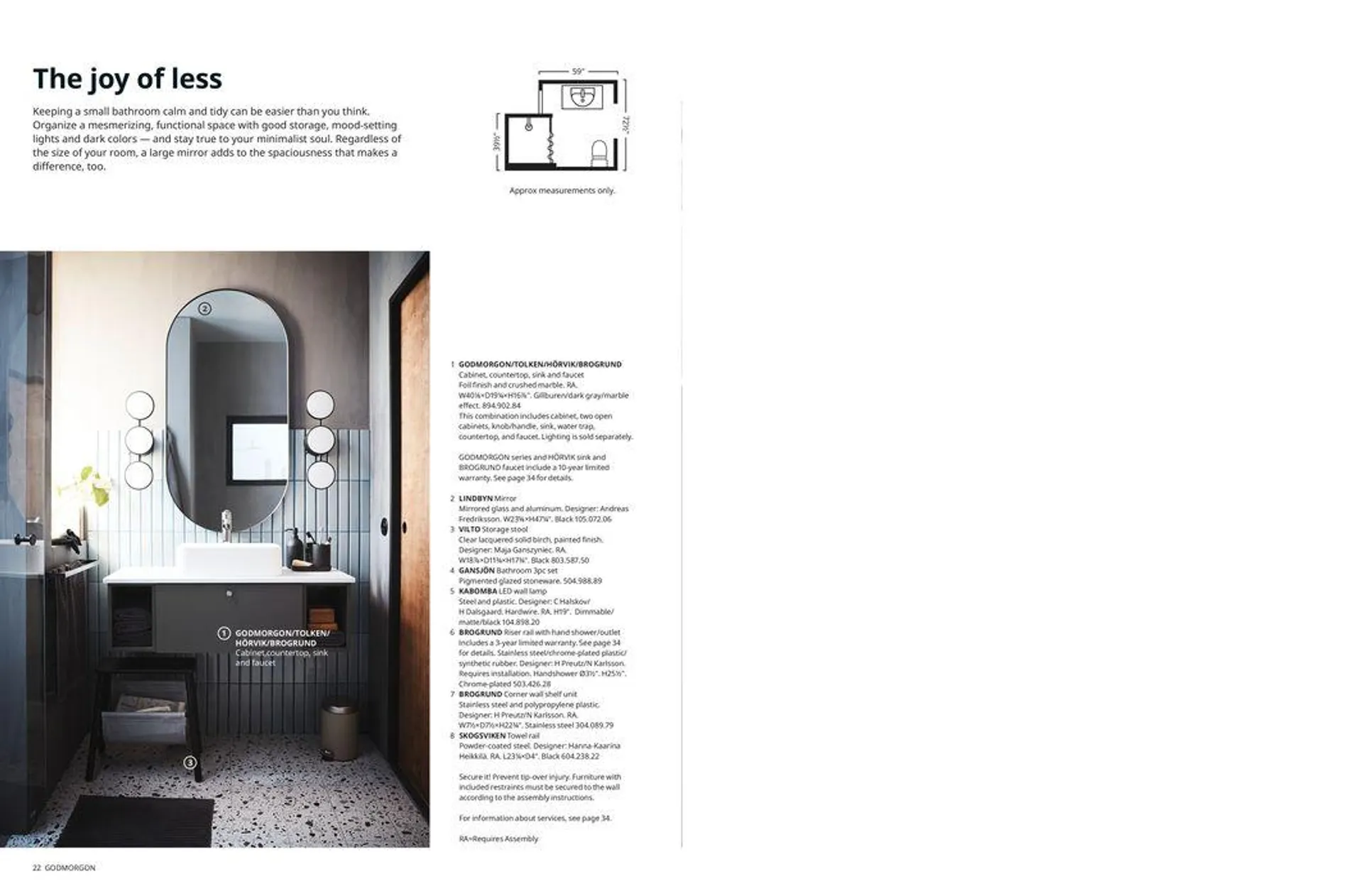 Weekly ad IKEA Bathroom 2023-2024 from January 9 to December 31 2024 - Page 22