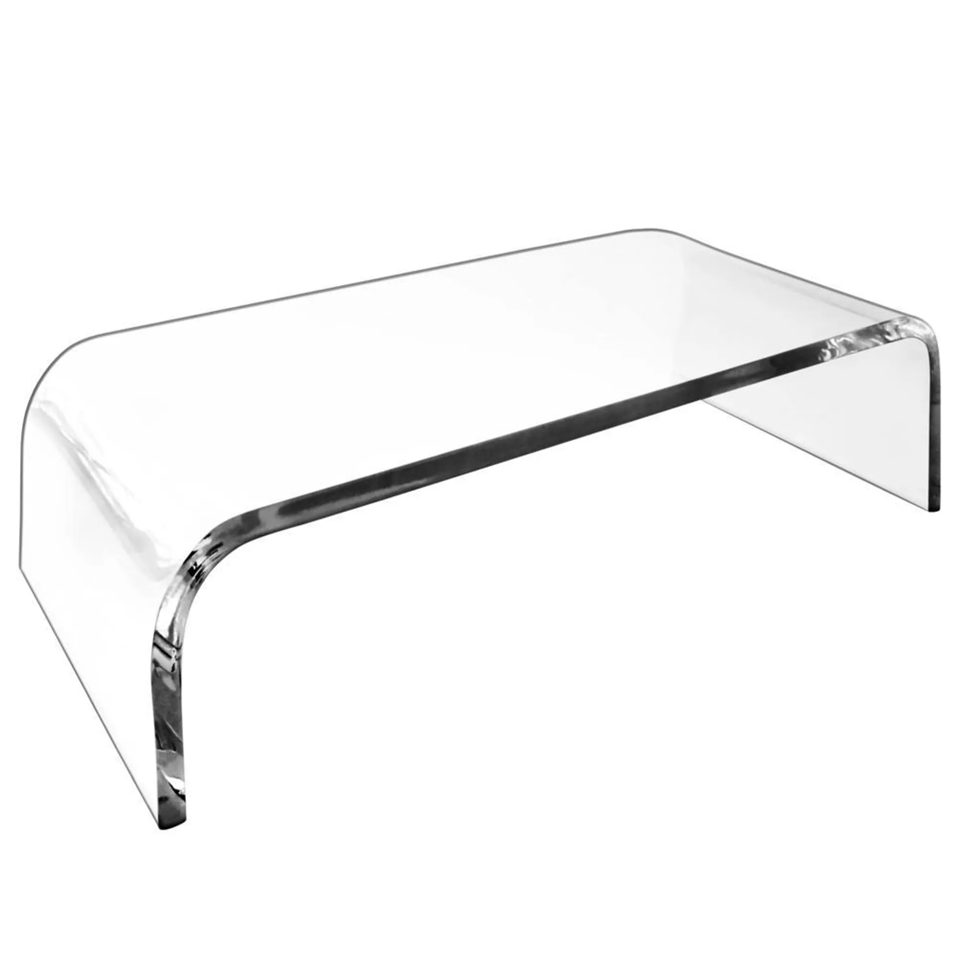 mnixy AMT Premium Acrylic Clear Monitor Riser LaptopPCMultimedia Monitor Stand for Home Office