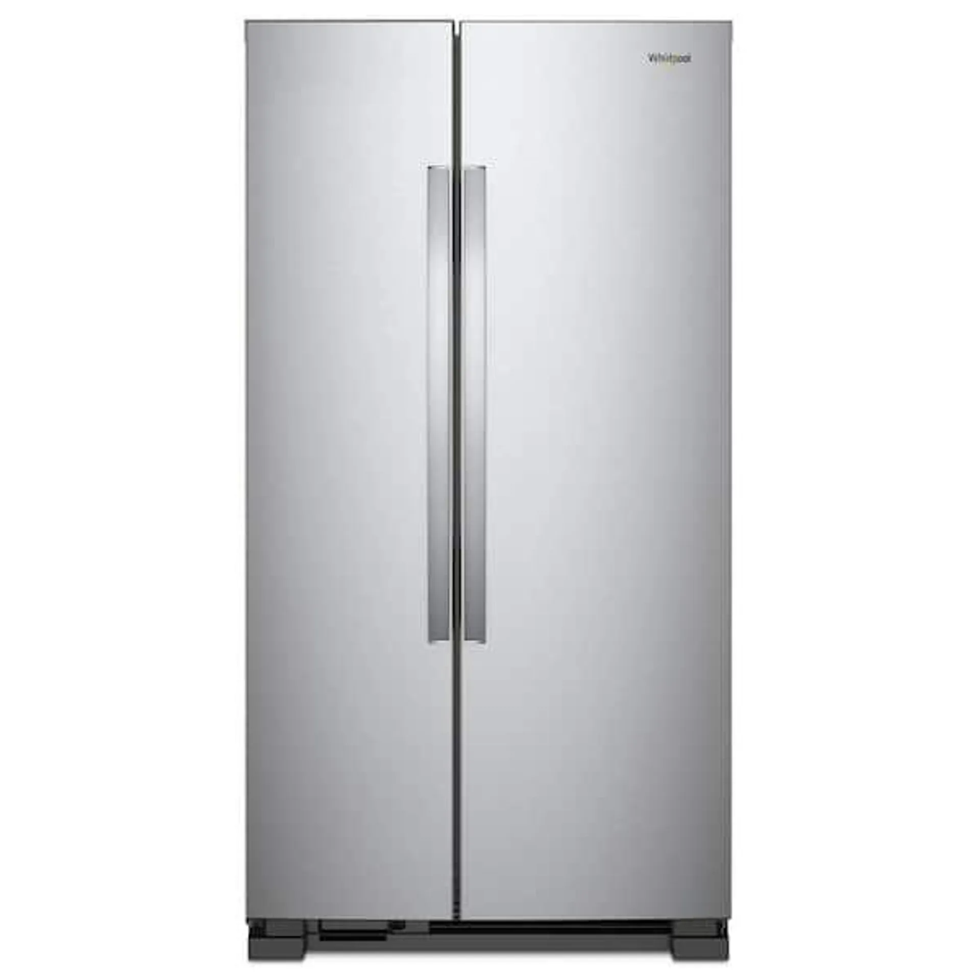 25 cu. ft. Side by Side Refrigerator in Monochromatic Stainless Steel