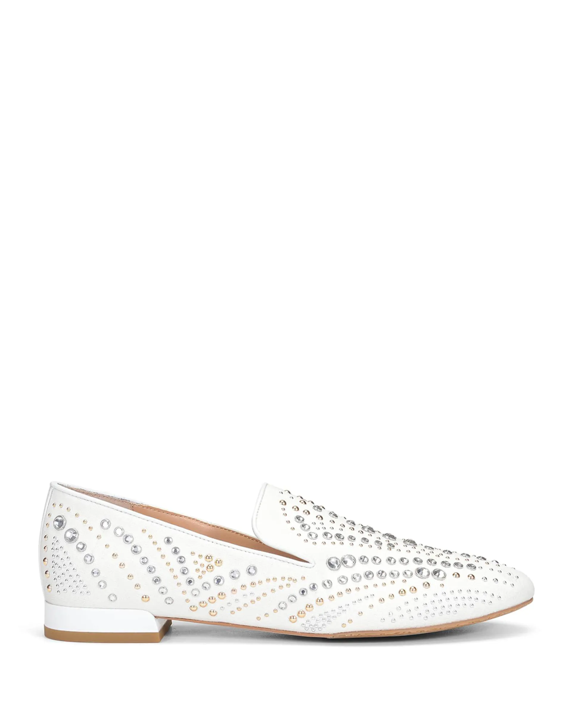 Toti Embellished Canvas Loafers