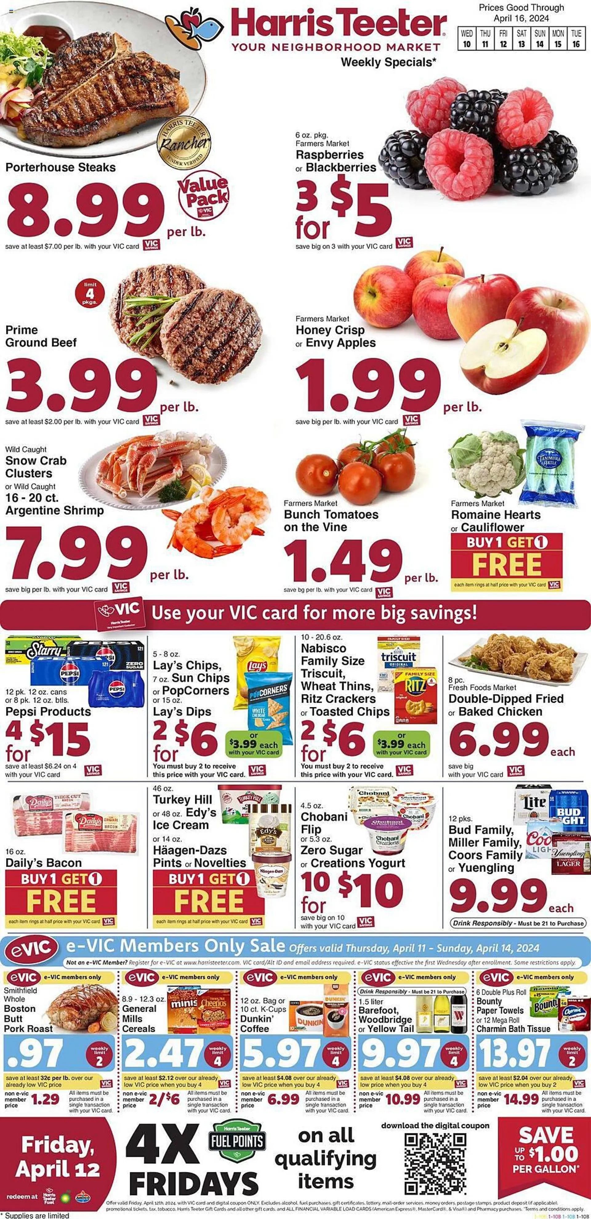 Weekly ad Harris Teeter Weekly Ad from April 10 to April 16 2024 - Page 