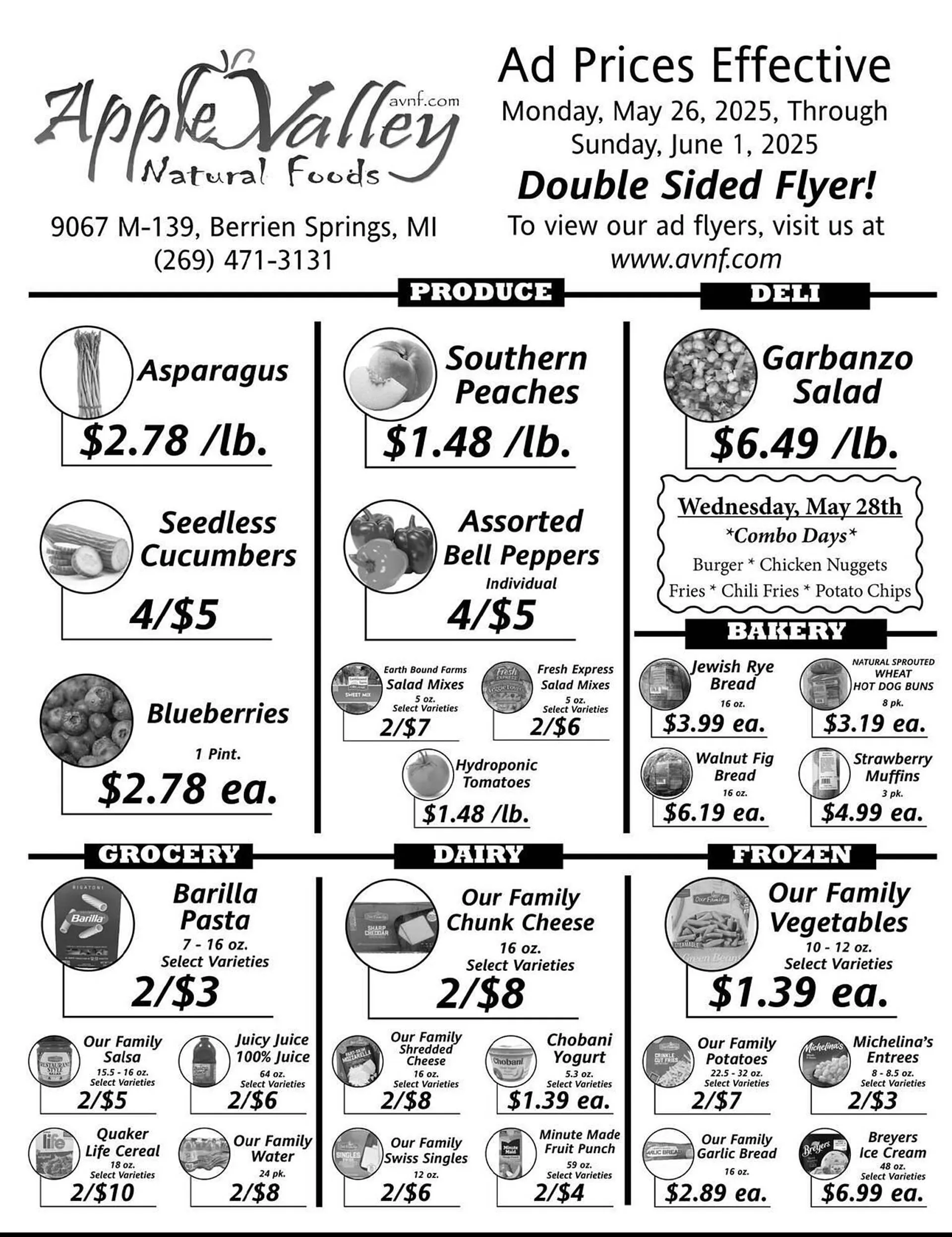 Weekly ad Apple Valley Natural Foods Weekly Ad from May 26 to June 1 2025 - Page 1