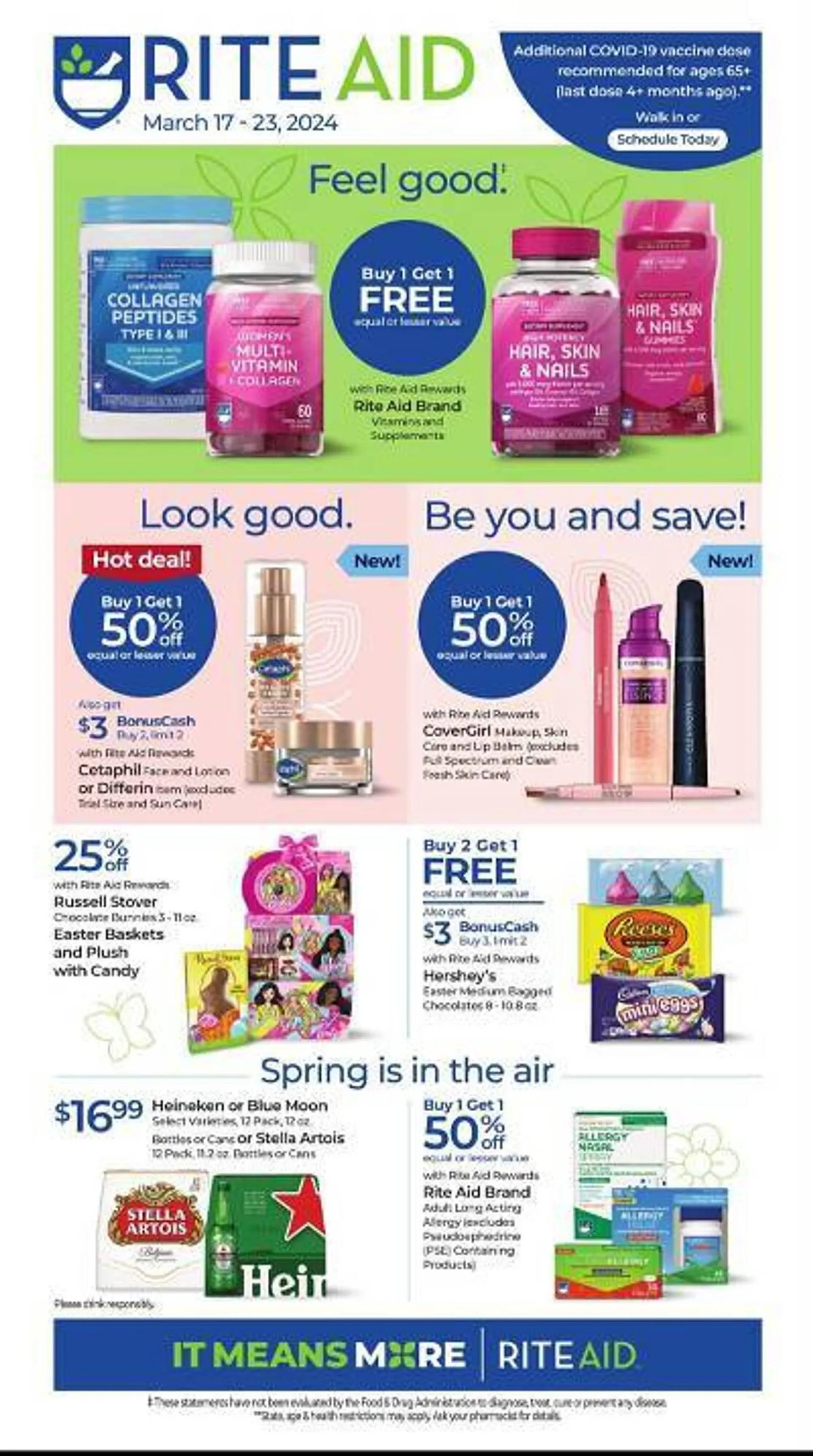 Weekly ad Rite Aid Weekly Ad from March 17 to March 23 2024 - Page 