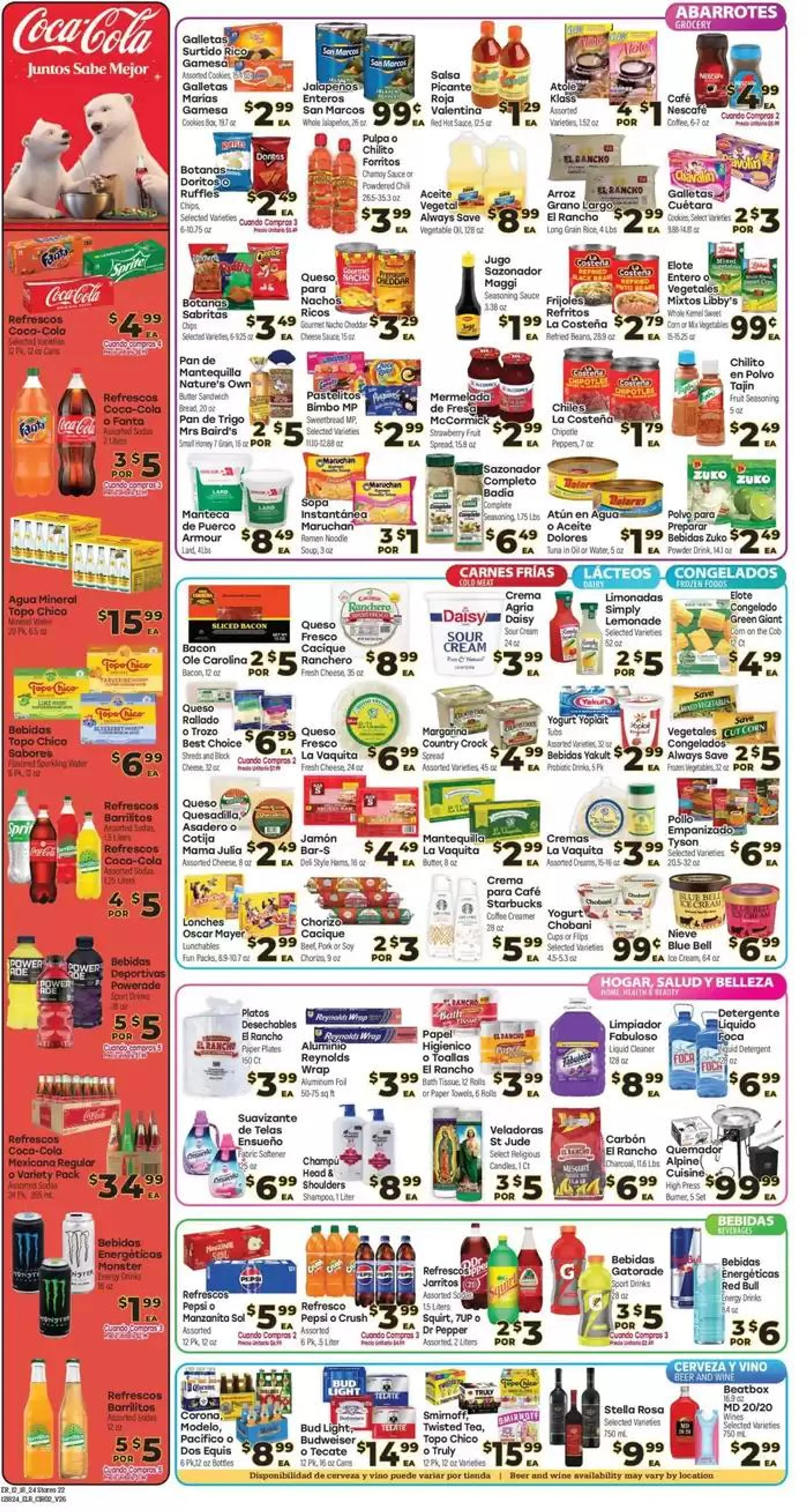 Weekly ad Supermercado El Rancho Weekly ad from December 18 to January 1 2025 - Page 2