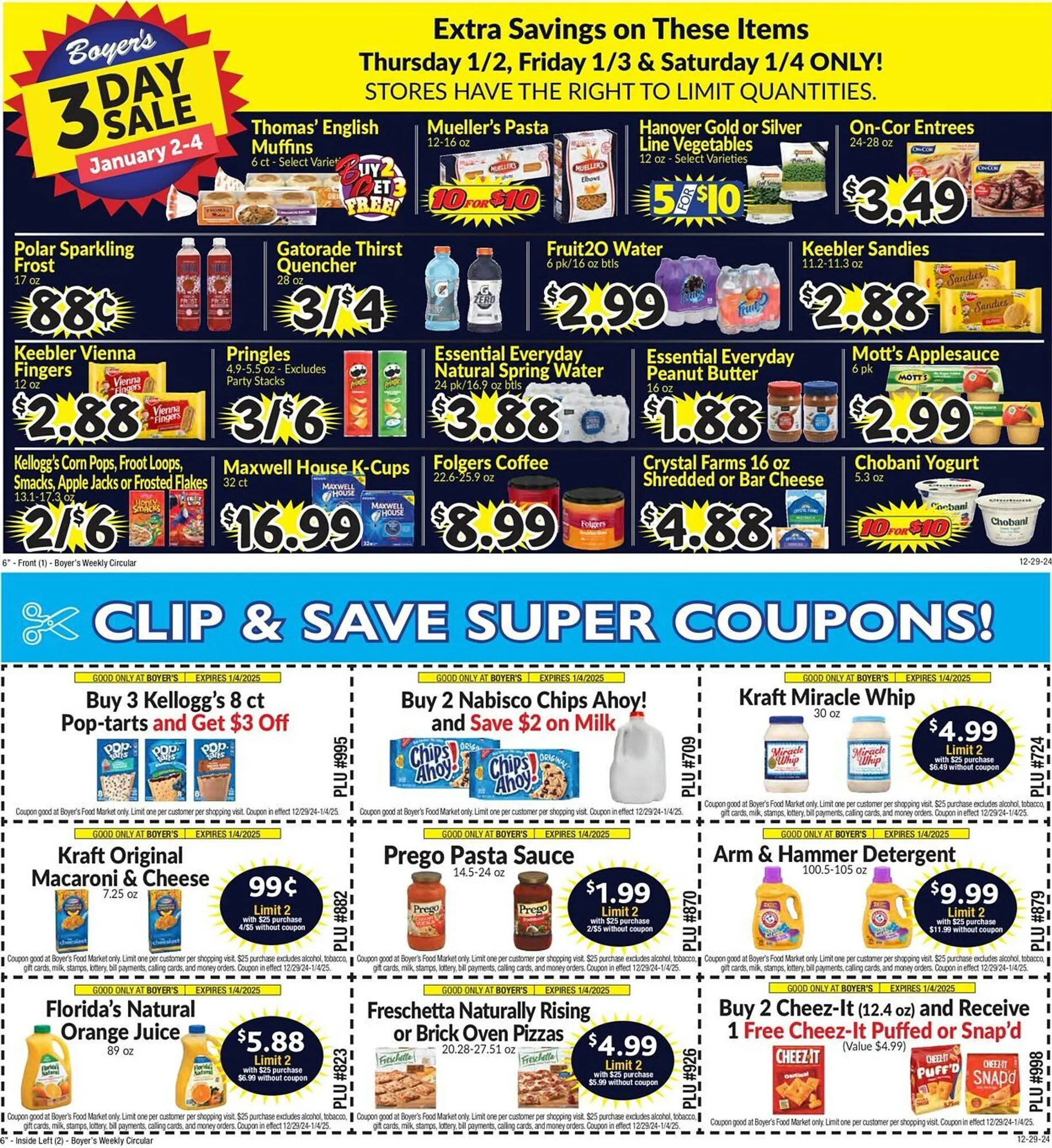 Boyers Food Markets Weekly Ad - 1