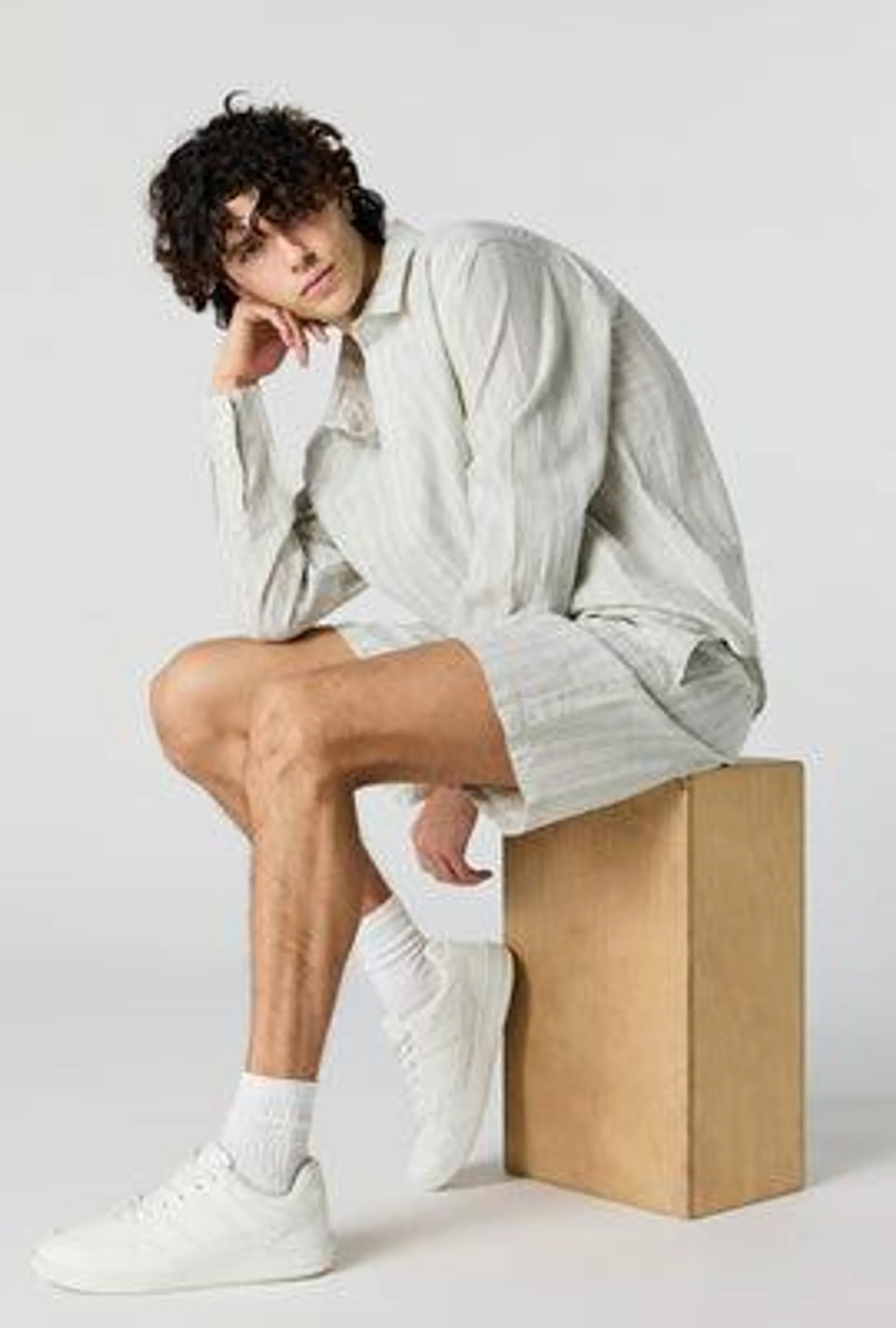 Linen Drawstring Short