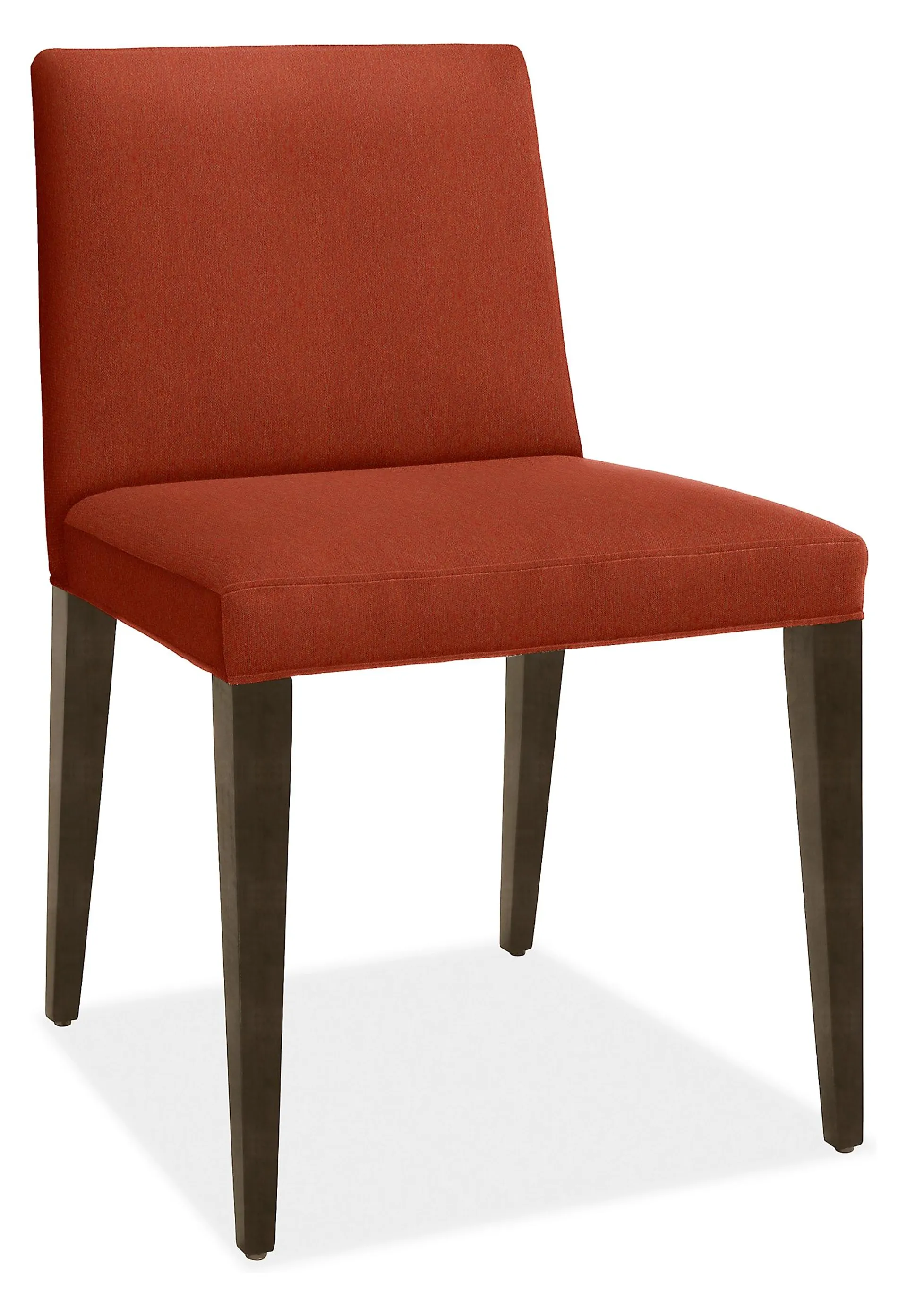 Ava Side Chair in Flint Terracotta with Charcoal Legs