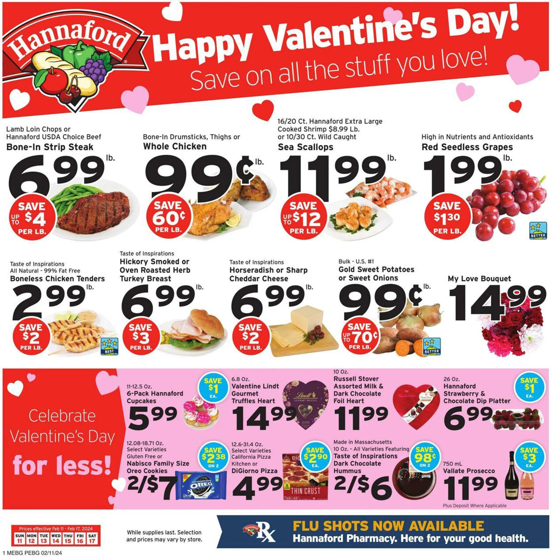Weekly ad Hannaford Current weekly ad from February 11 to February 17 2024 - Page 1