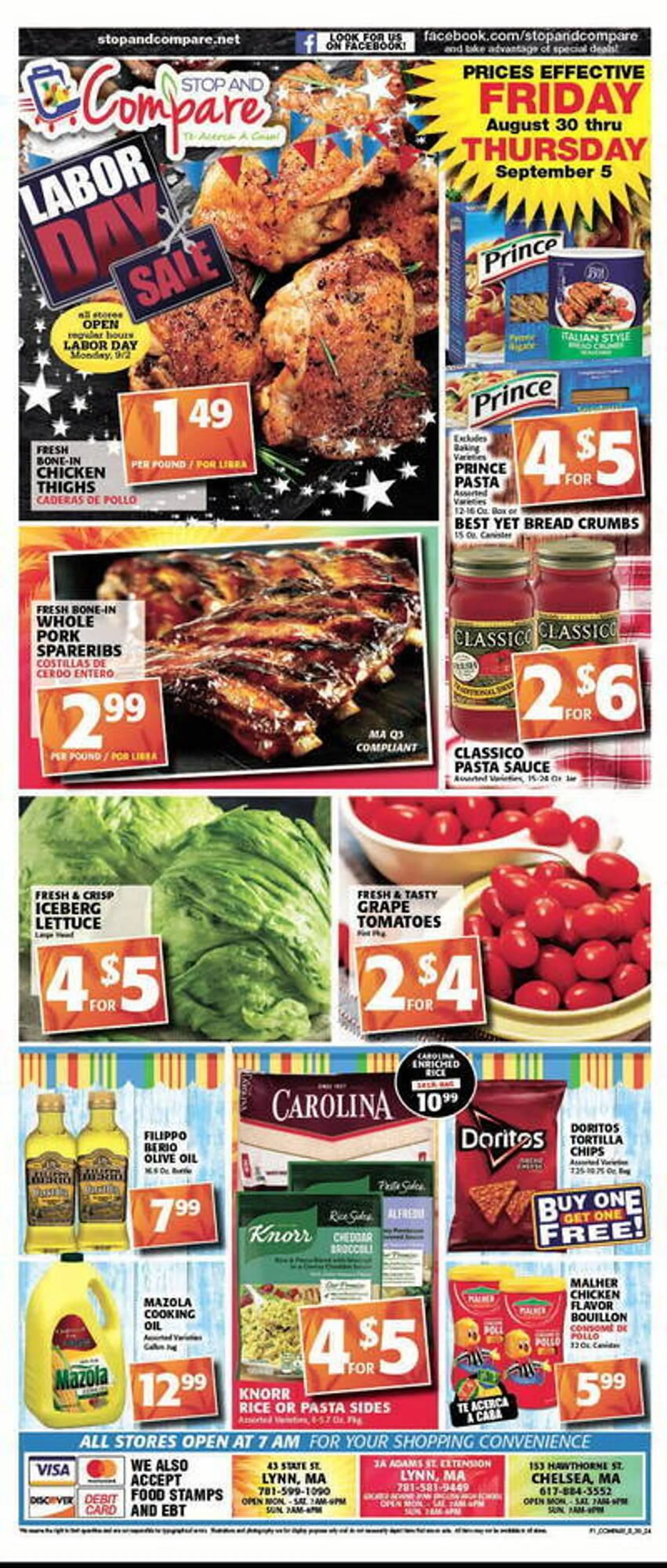 Stop and Compare Markets Weekly Ad - 1