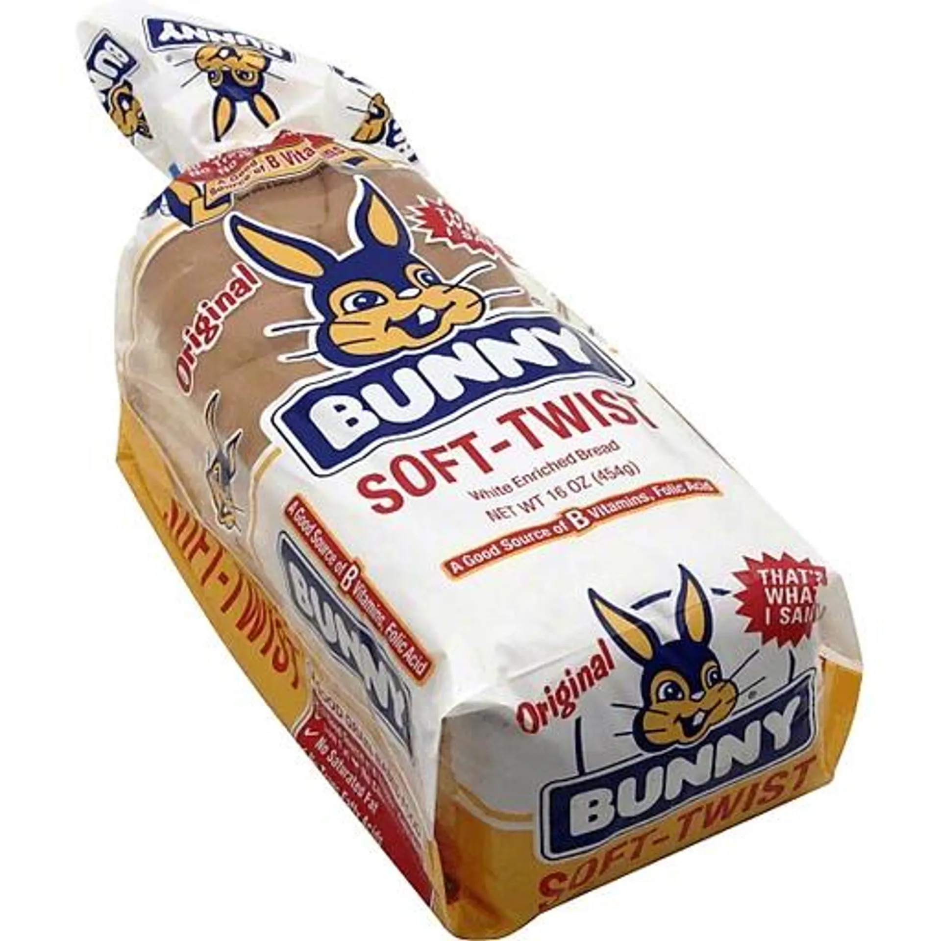 Bunny Soft-Twist Bread, White Enriched