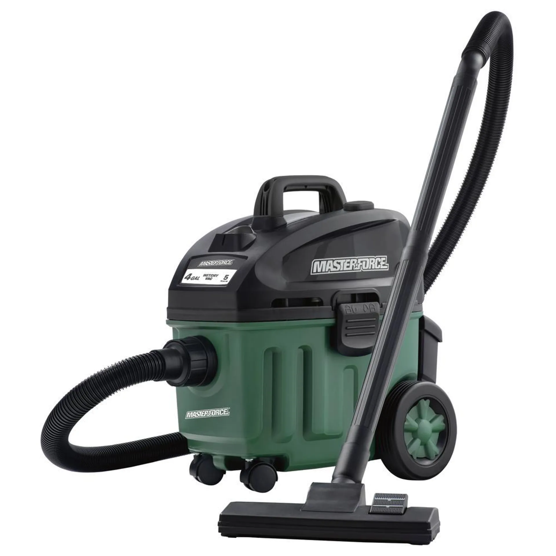 Masterforce™ 4 Gallon 5 Peak HP Wet/Dry Shop Vacuum